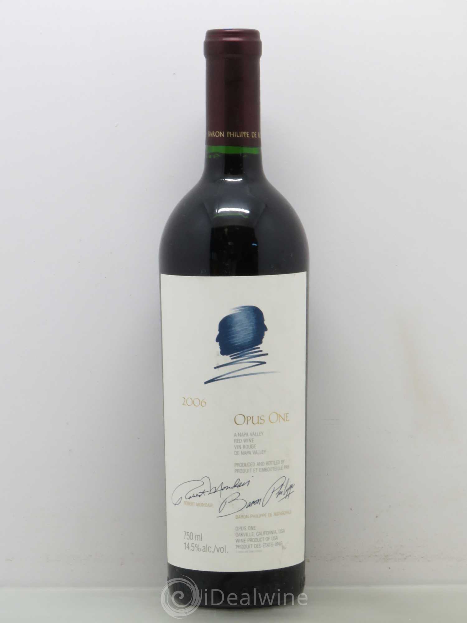 Napa Valley Opus One Robert Mondavi 2006 - Lot de 1 bouteille - 0