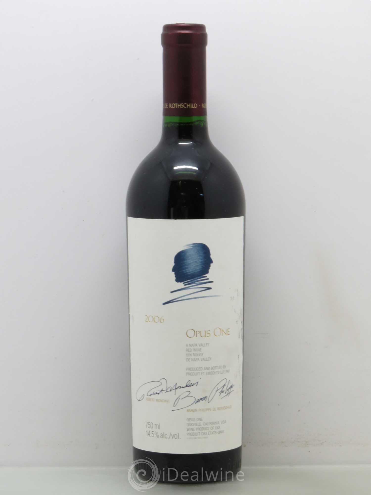 Napa Valley Opus One Robert Mondavi 2006 - Lot de 1 bouteille - 0