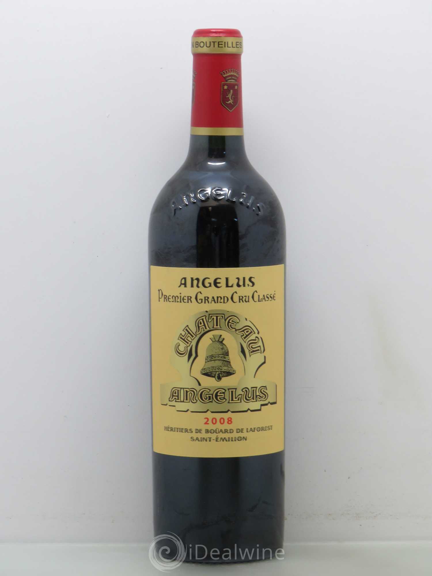 Château Angélus 1er Grand Cru Classé A 2008 - Lot de 1 bouteille - 0