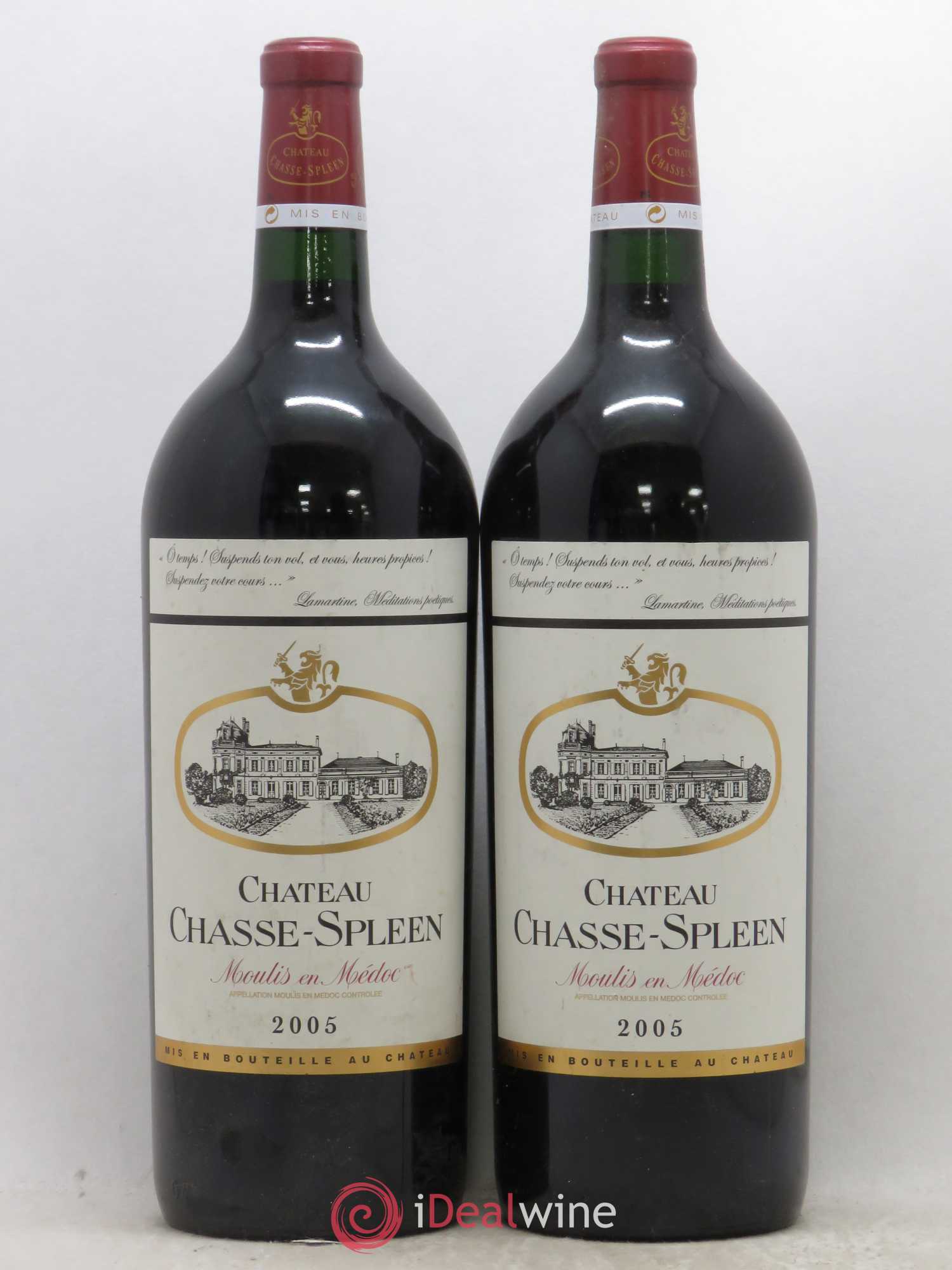 Château Chasse Spleen 2005 - Lot de 2 magnums - 0