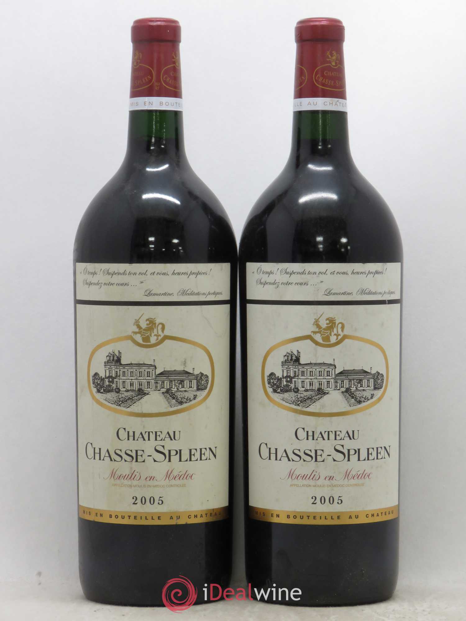 Château Chasse Spleen 2005 - Lot de 2 magnums - 0