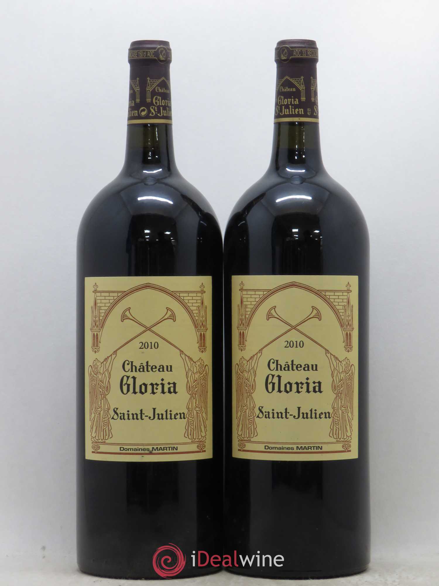 Château Gloria 2010 - Lot de 2 magnums - 0