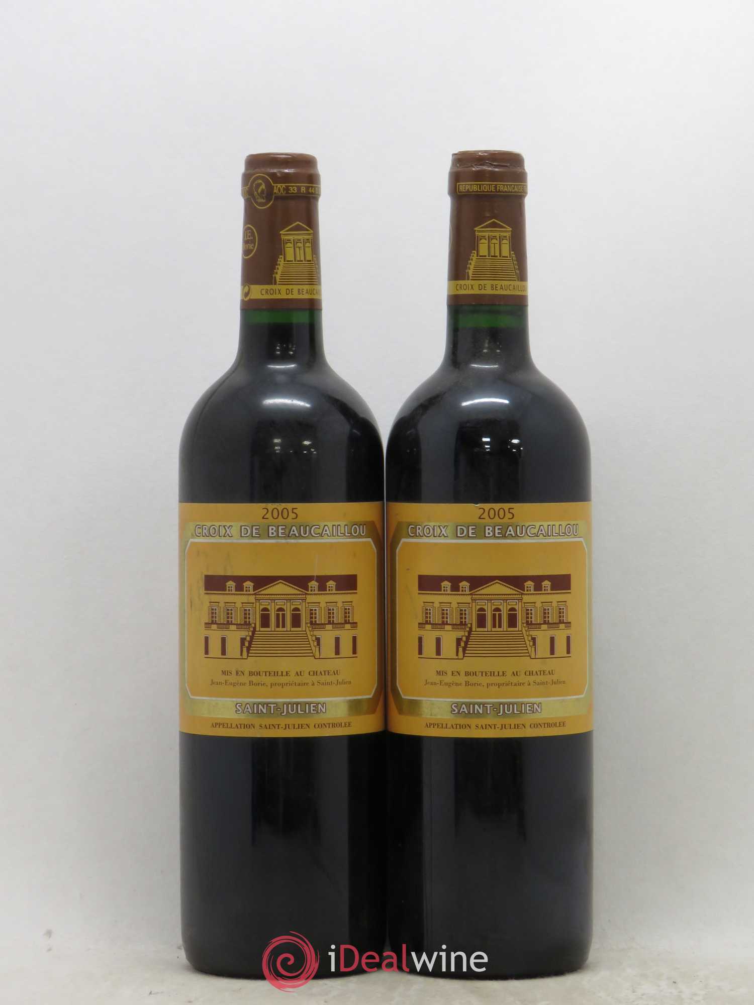 La Croix de Beaucaillou Second Vin 2005 - Lot de 2 bouteilles - 0