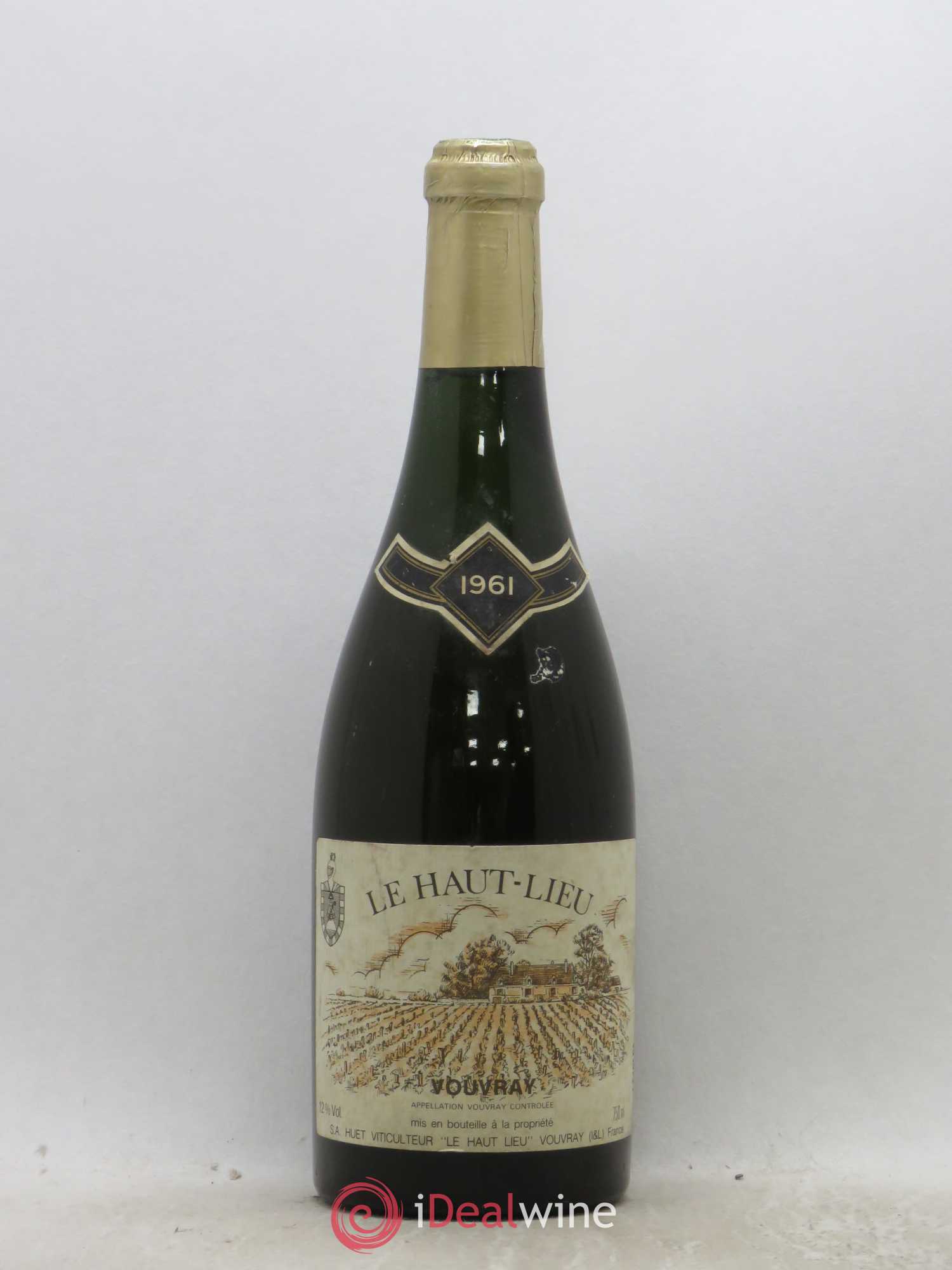 Vouvray Le Haut-Lieu Demi-Sec Domaine Huet 1961 - Lot de 1 bouteille - 0