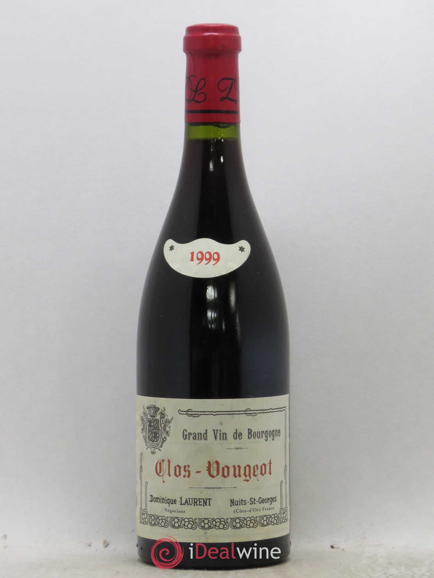 Clos de Vougeot Grand Cru Dominique Laurent 1999 - Lot de 1 bouteille - 0