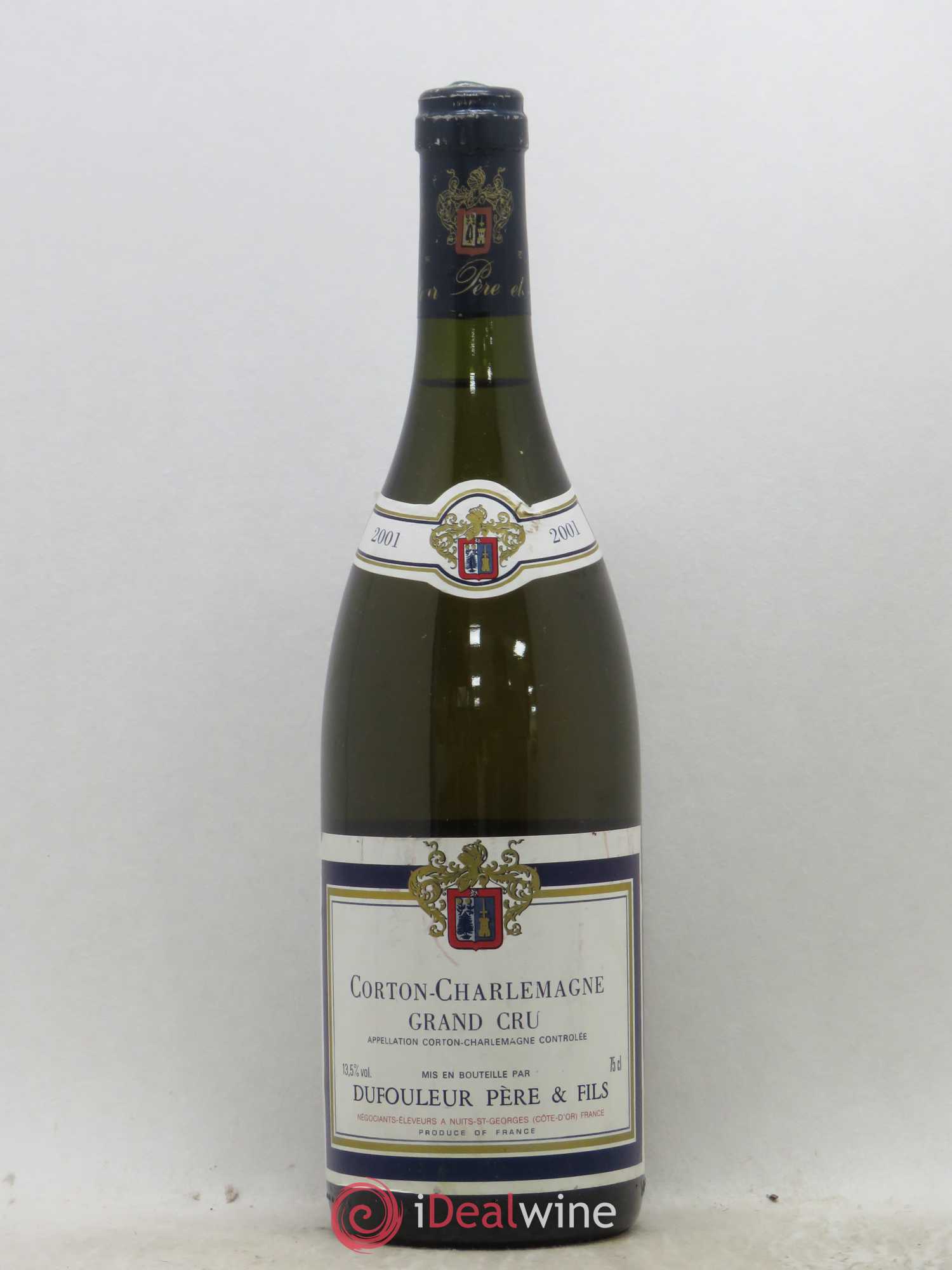 Corton-Charlemagne Grand Cru Dufouleur 2001 - Lot de 1 bouteille - 0