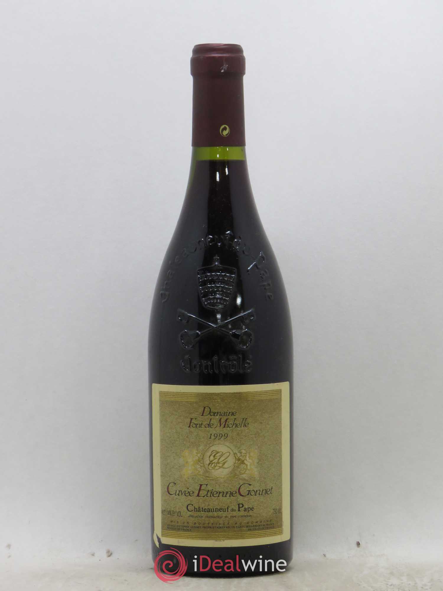 Châteauneuf-du-Pape Domaine Font de Michelle Cuvée Etienne Gonnet Famille Gonnet 1999 - Lot de 1 bouteille - 0