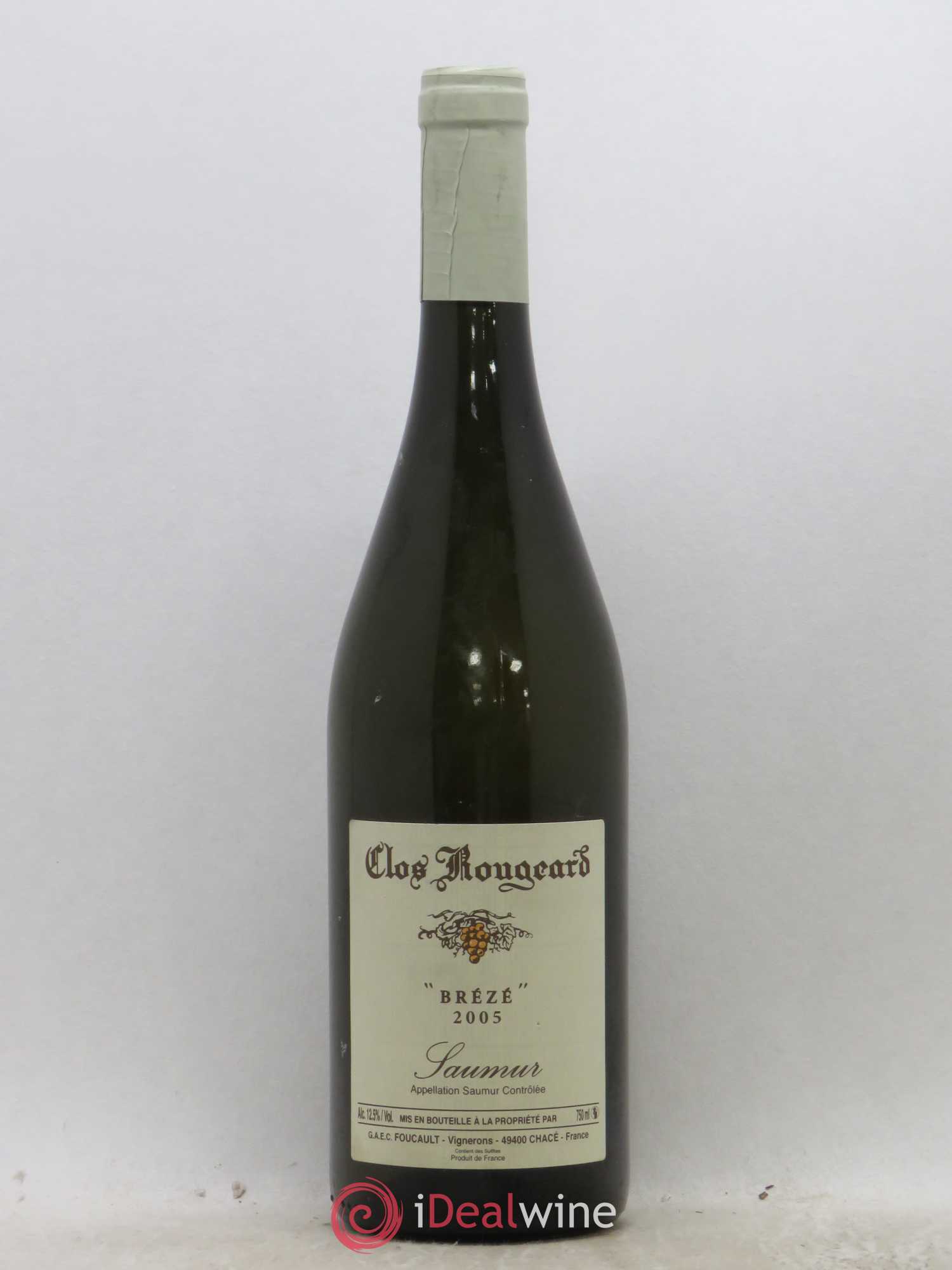 Saumur Brézé Clos Rougeard 2005 - Lot de 1 bouteille - 0
