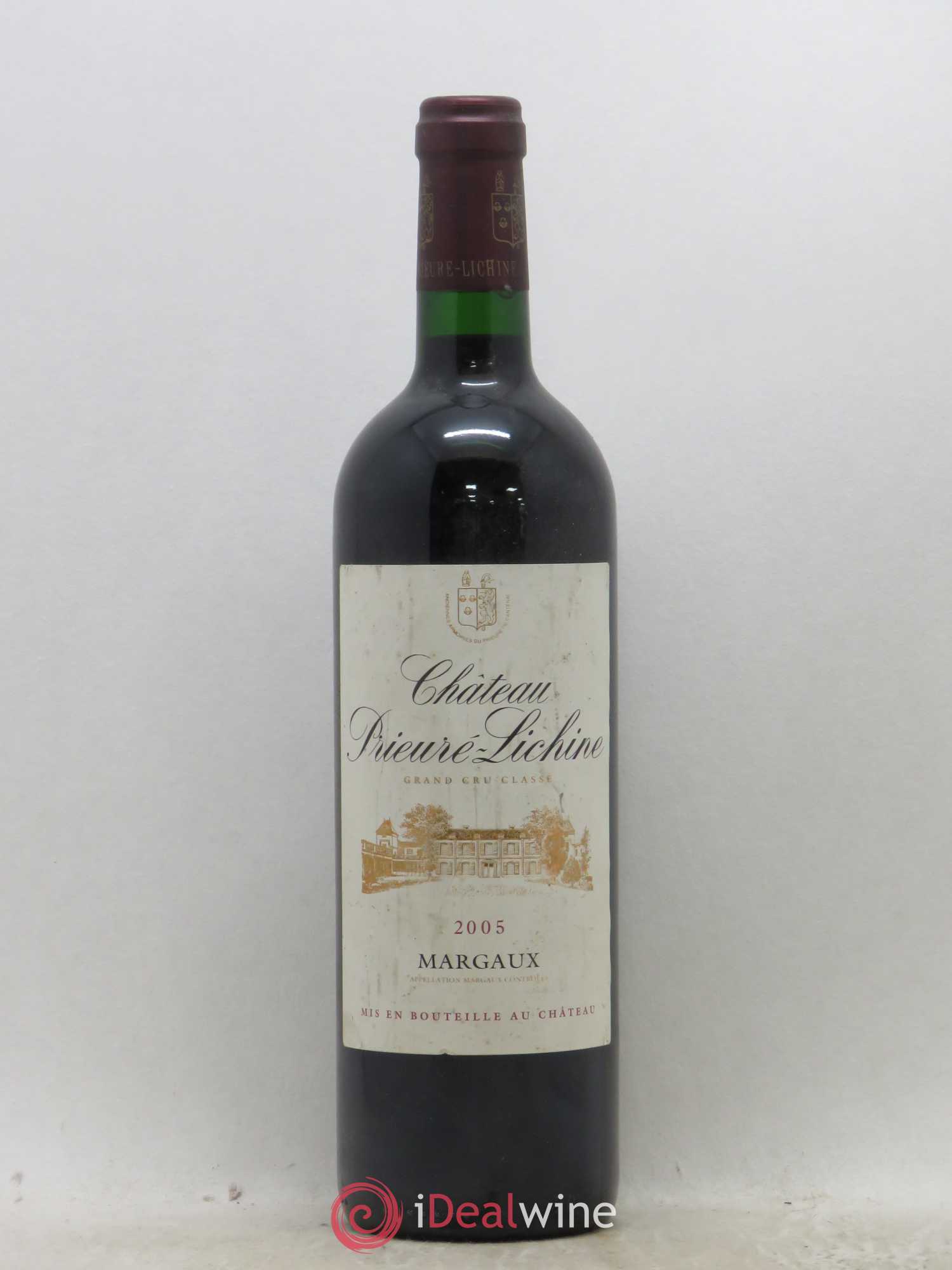 Château Prieuré Lichine 4ème Grand Cru Classé 2005 - Lot de 1 bouteille - 0