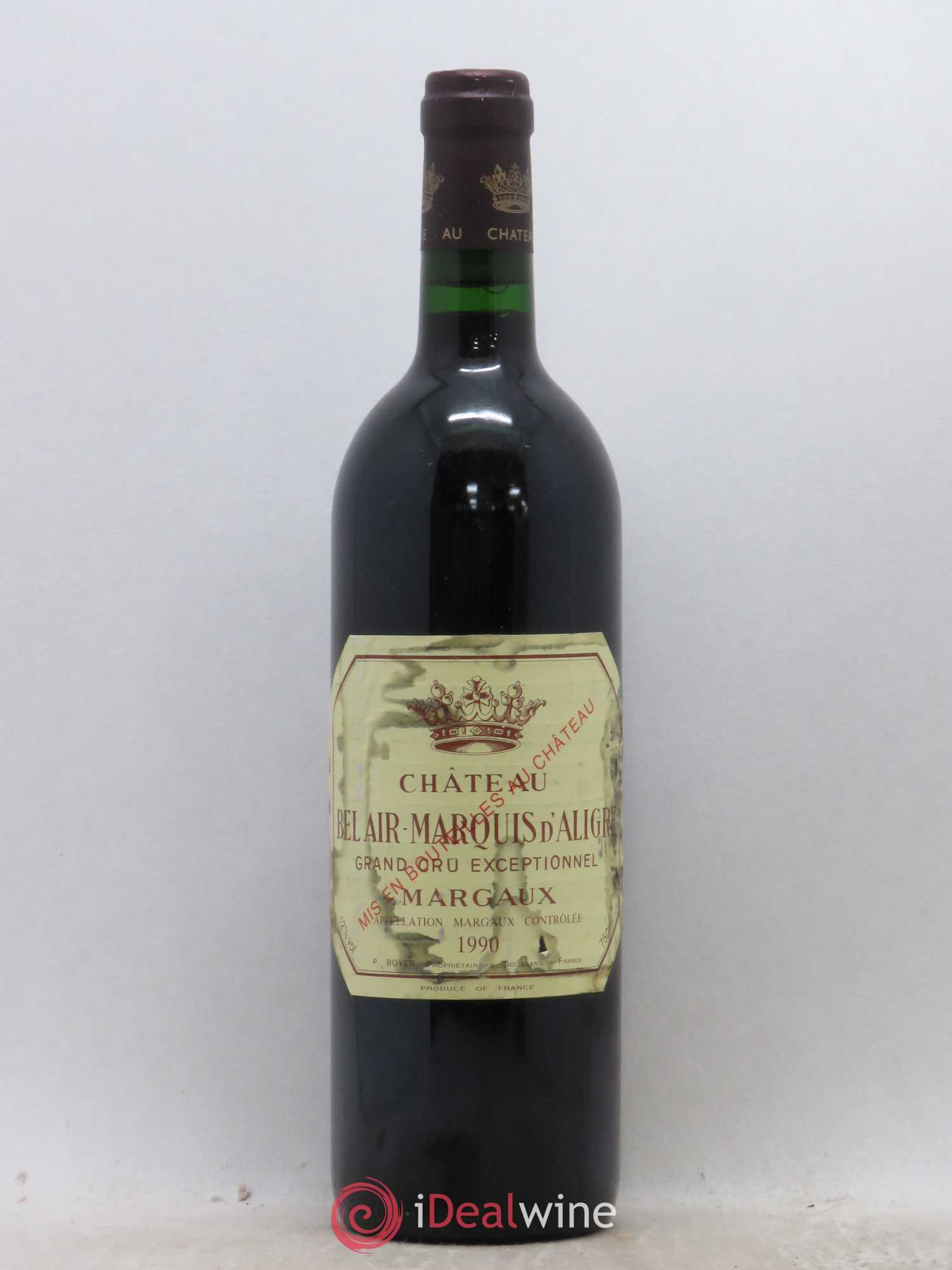 Château Bel Air Marquis d'Aligre 1990 - Lot de 1 bouteille - 0