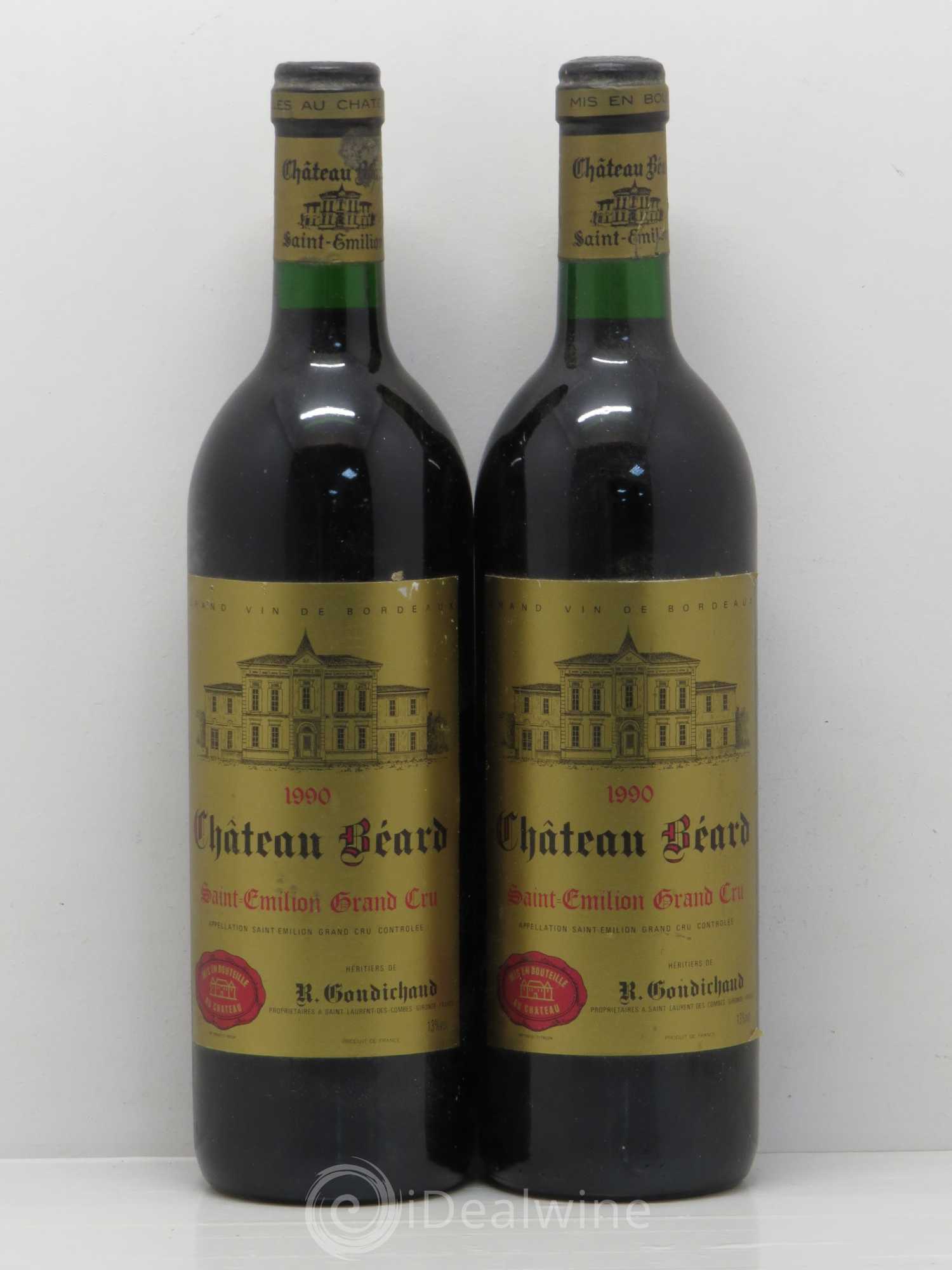 Château Béard (sans prix de réserve) 1990 - Lot de 2 bouteilles - 0