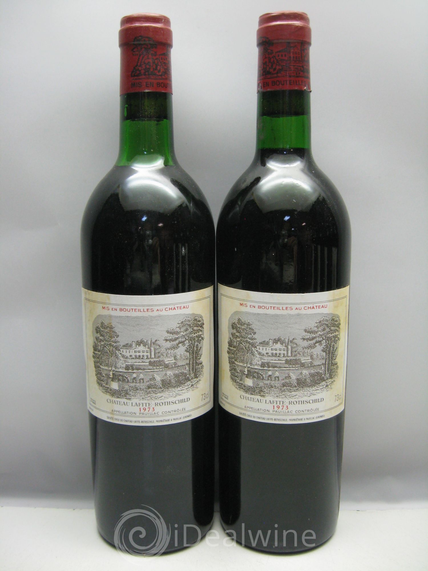 Château Lafite Rothschild 1er Grand Cru Classé 1973 - Lot de 6 bouteilles - 0