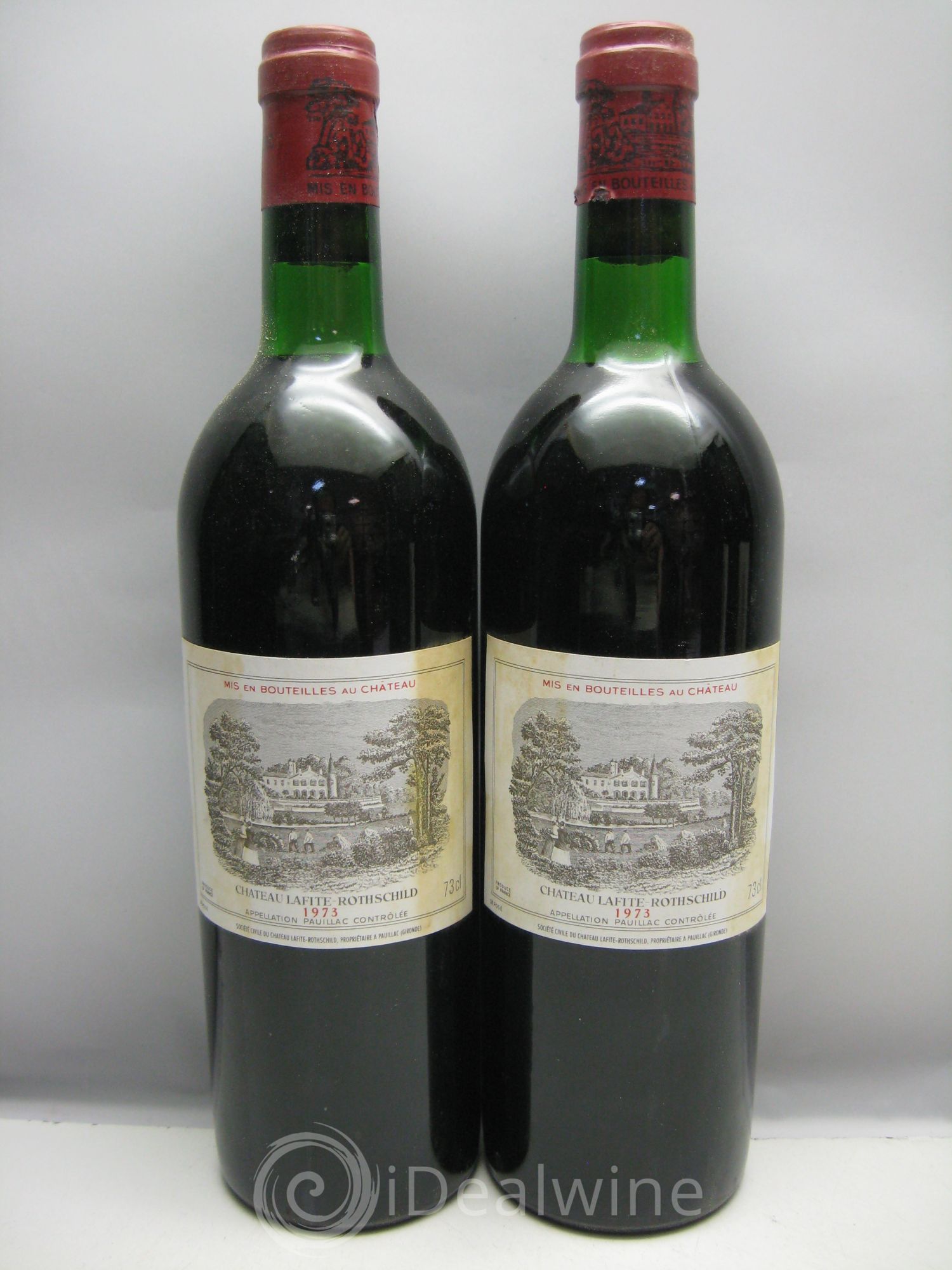 Château Lafite Rothschild 1er Grand Cru Classé 1973 - Lot de 6 bouteilles - 1