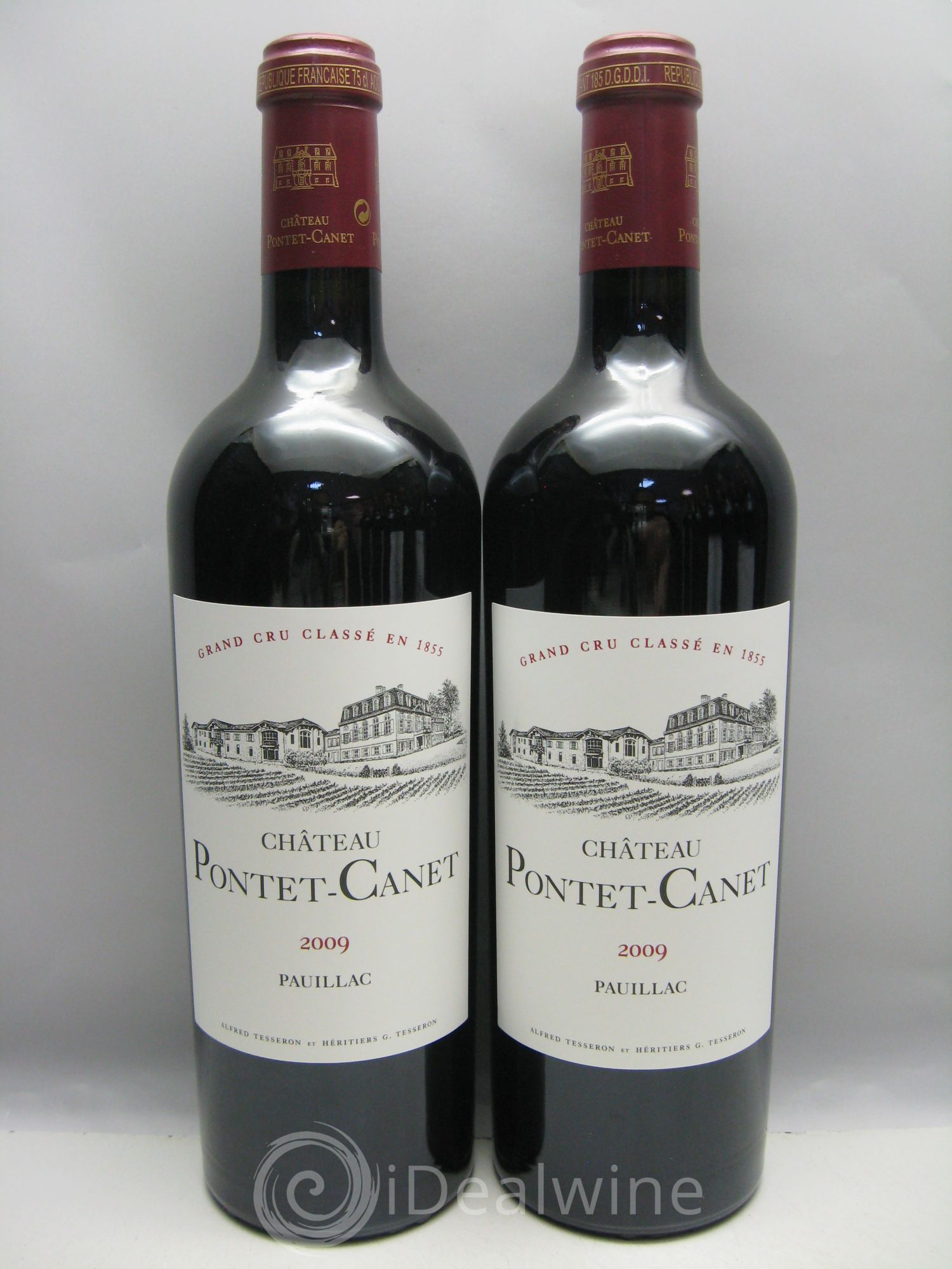 Château Pontet Canet 5ème Grand Cru Classé (2 CBO 6 btes) 2009 - Lot de 12 bouteilles - 0