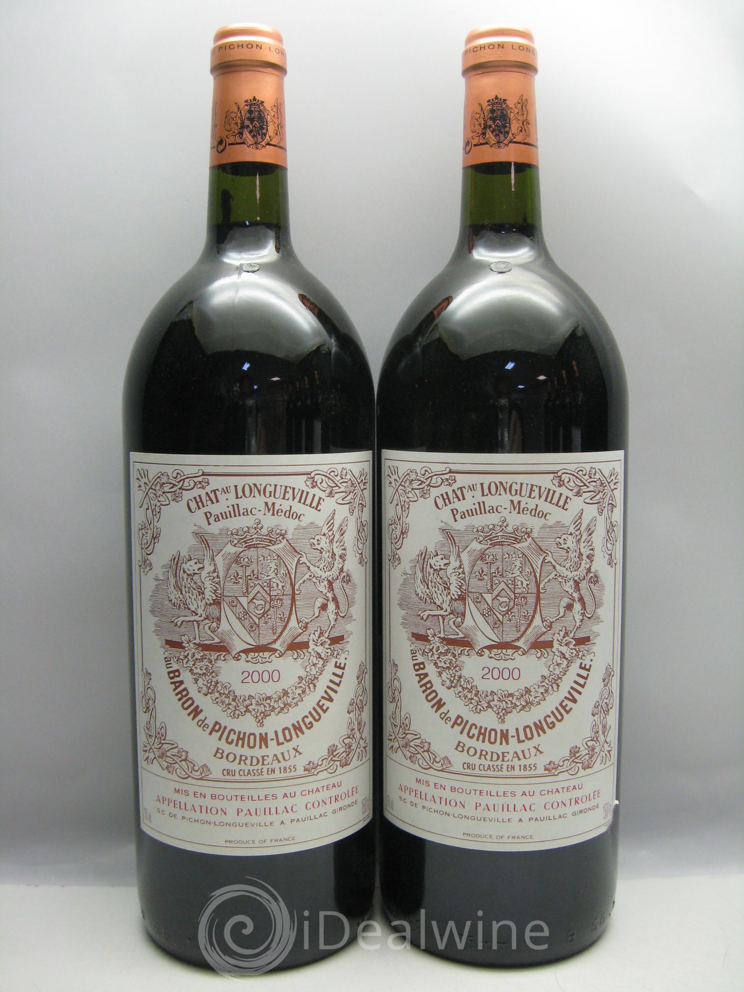 Pichon Longueville Baron 2ème Grand Cru Classé 2000 - Lot de 6 magnums - 0