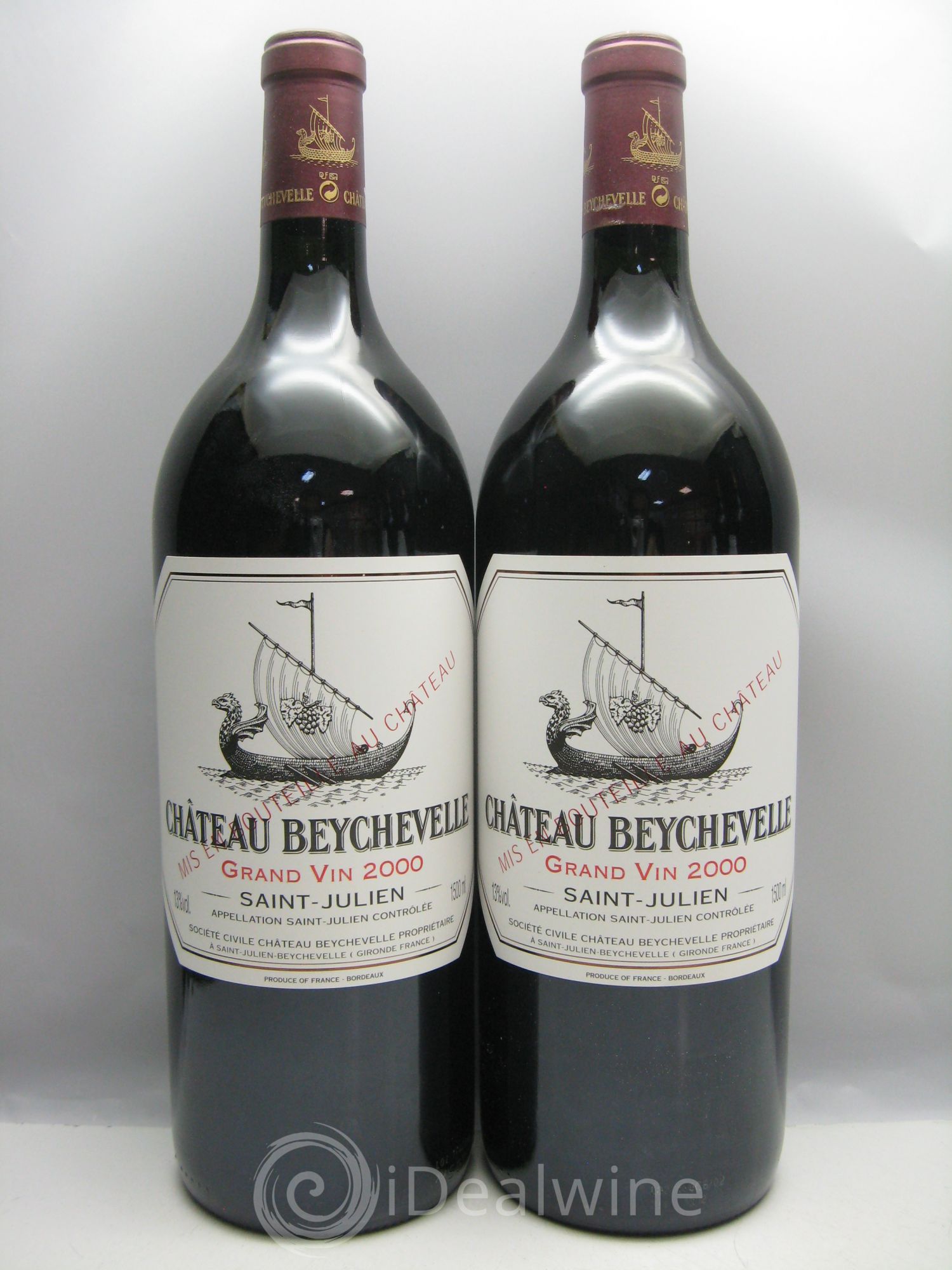 Château Beychevelle 4ème Grand Cru Classé 2000 - Lot de 6 magnums - 1