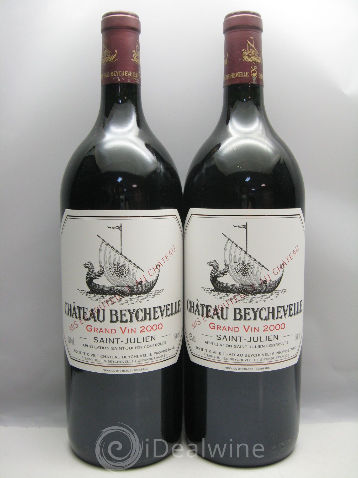 Château Beychevelle 4ème Grand Cru Classé 2000 - Lot de 6 magnums - 2