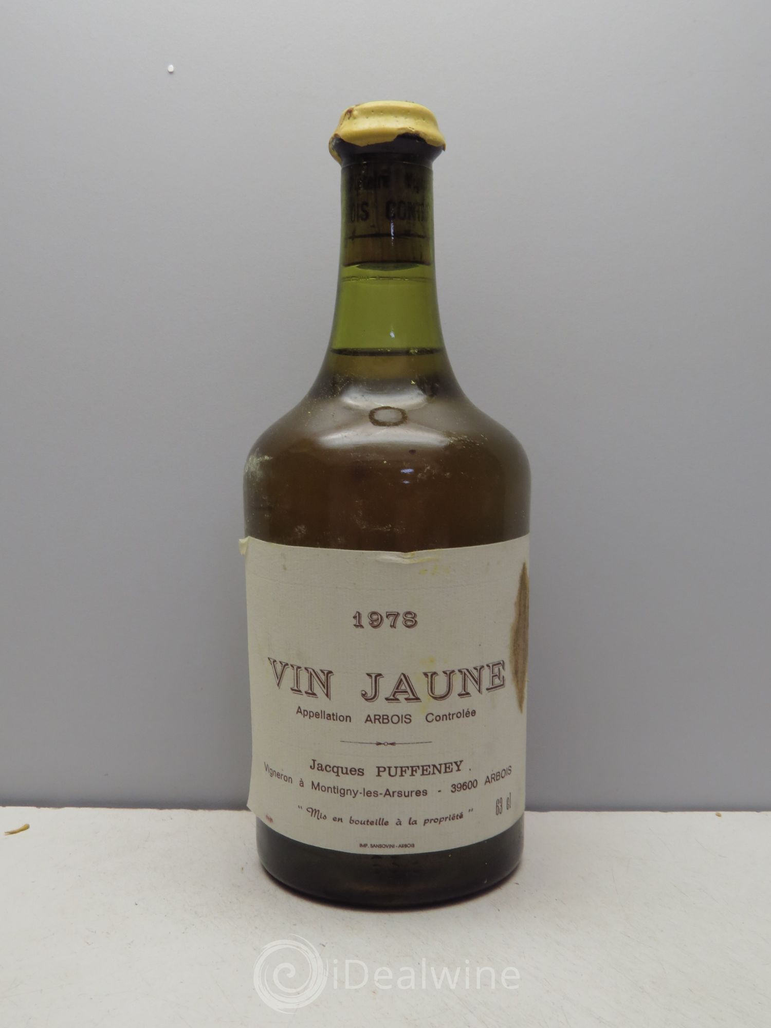 Arbois Vin Jaune Jacques Puffeney 1978 - Posten von 1 Flasche - 0
