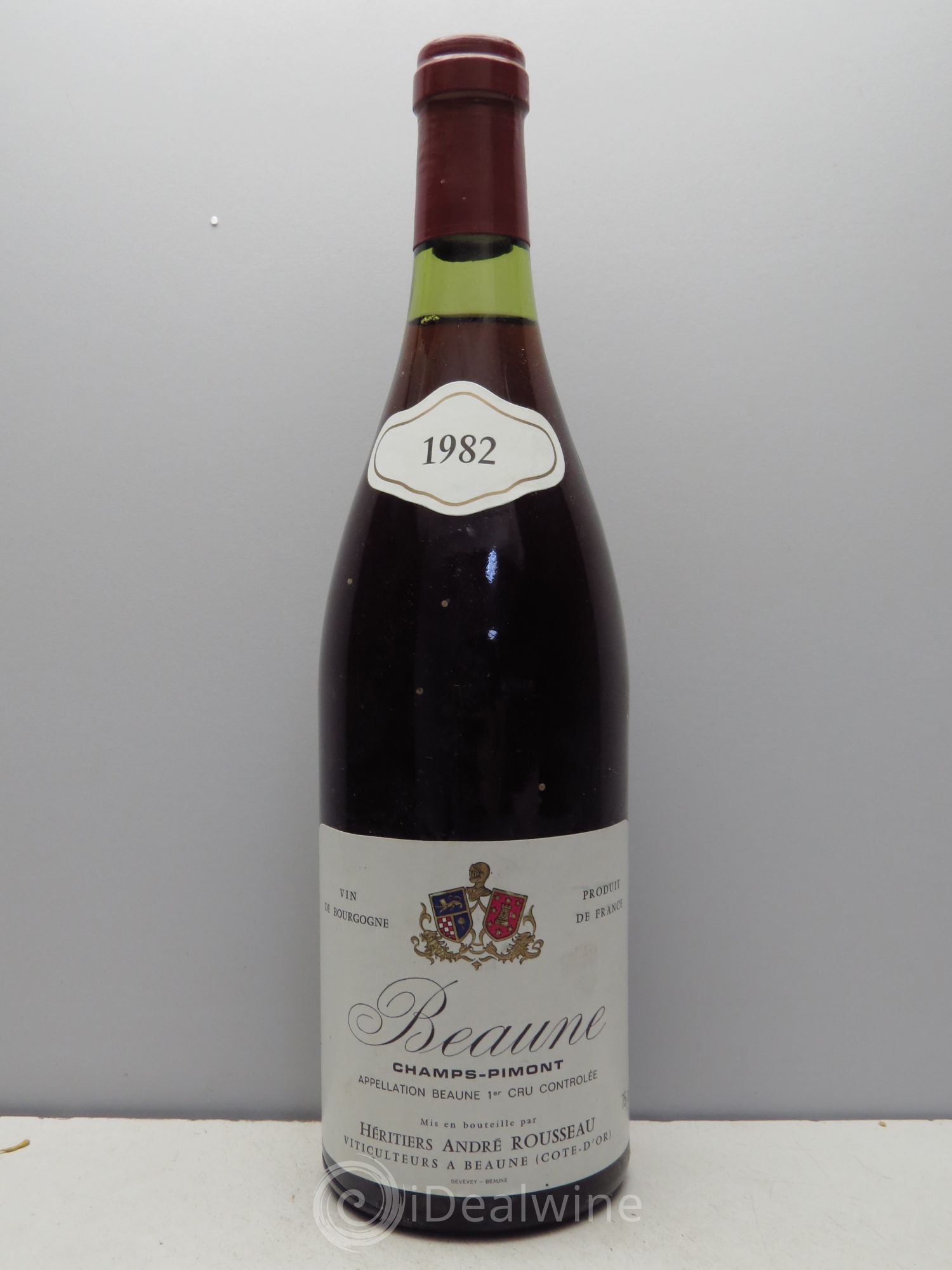 Beaune 1er Cru Héritiers André Rousseaux 1982 - Lot de 6 bouteilles - 0