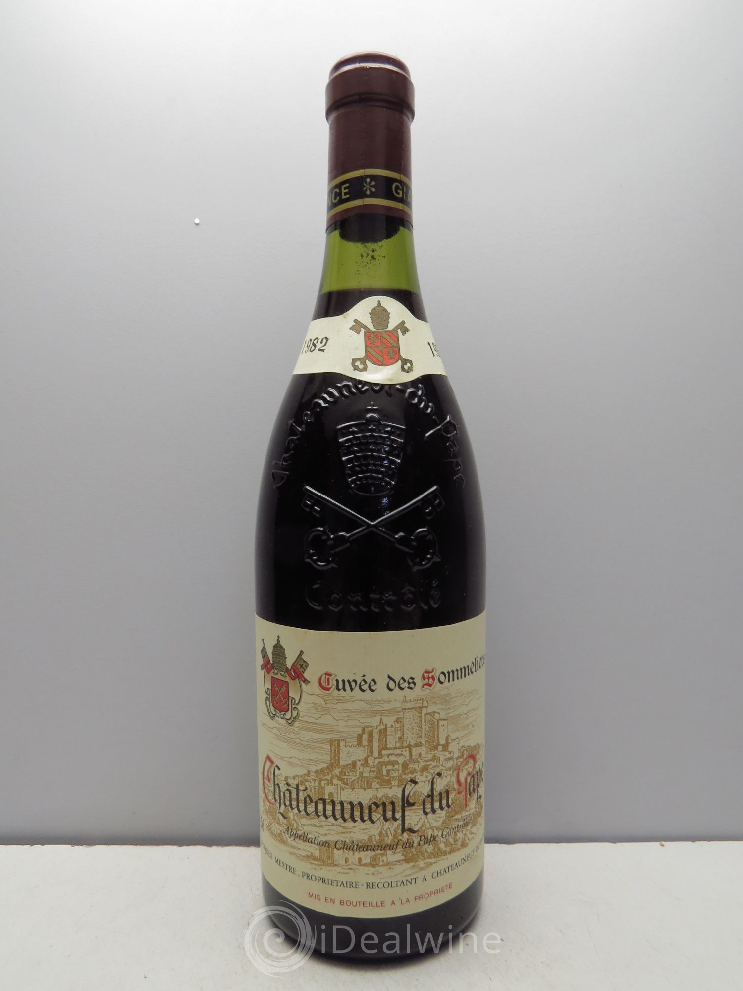Châteauneuf-du-Pape Jacques Mestre Cuvée des Sommeliers 1982 - Posten von 1 Flasche - 0