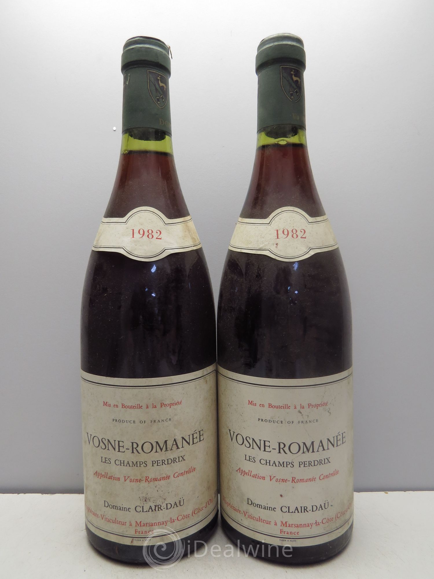 Vosne-Romanée 1er Cru Clair Dau 1982 - Lot de 2 bouteilles - 0