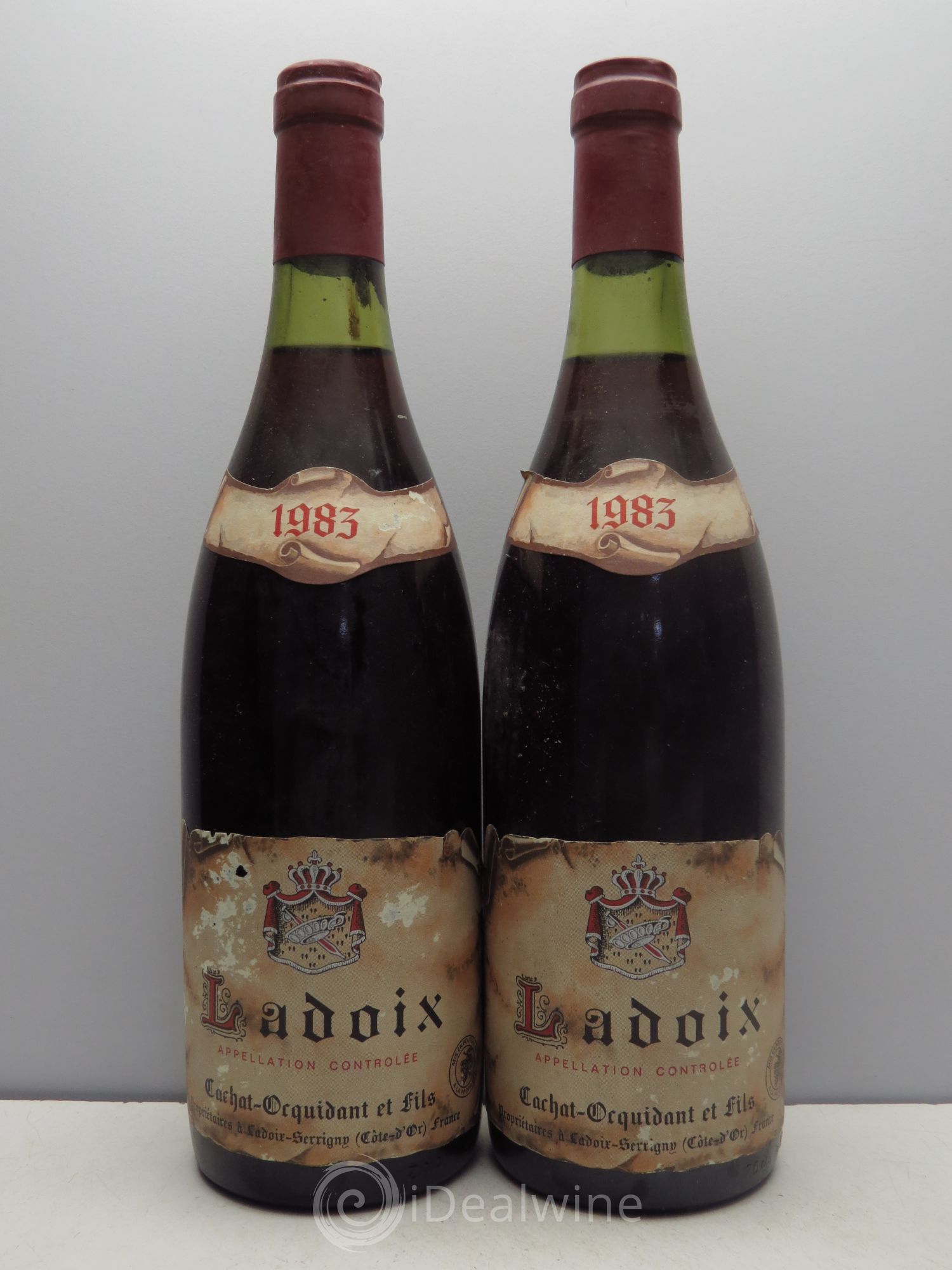 Ladoix 1er Cru 1983 - Lot de 2 bouteilles - 0