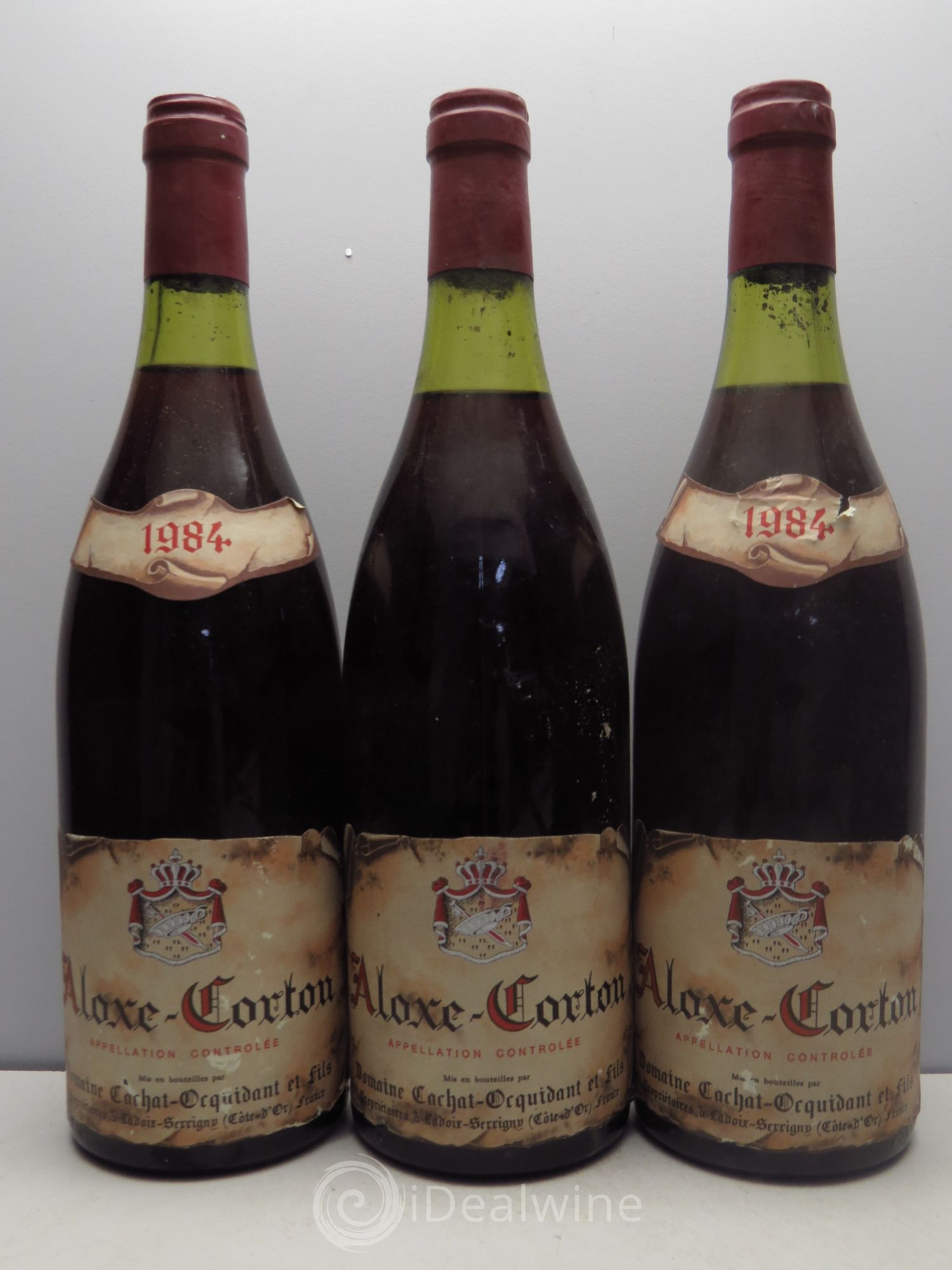 Aloxe-Corton 1984 - Lot de 3 bouteilles - 0