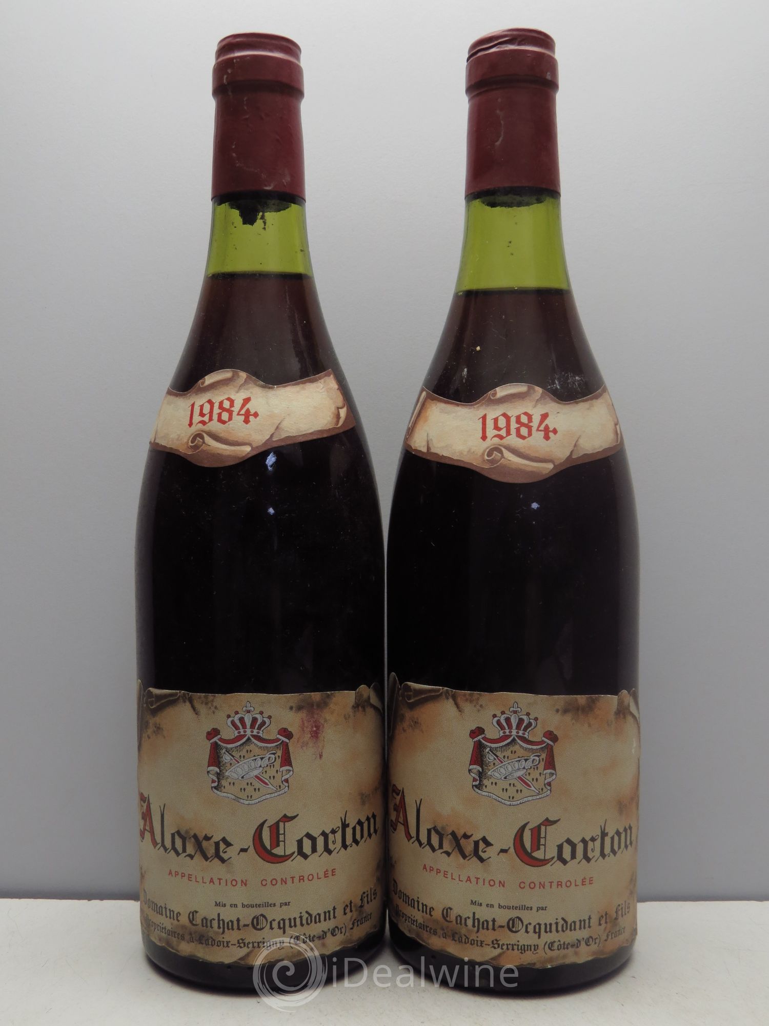 Aloxe-Corton 1984 - Lot de 2 bouteilles - 0