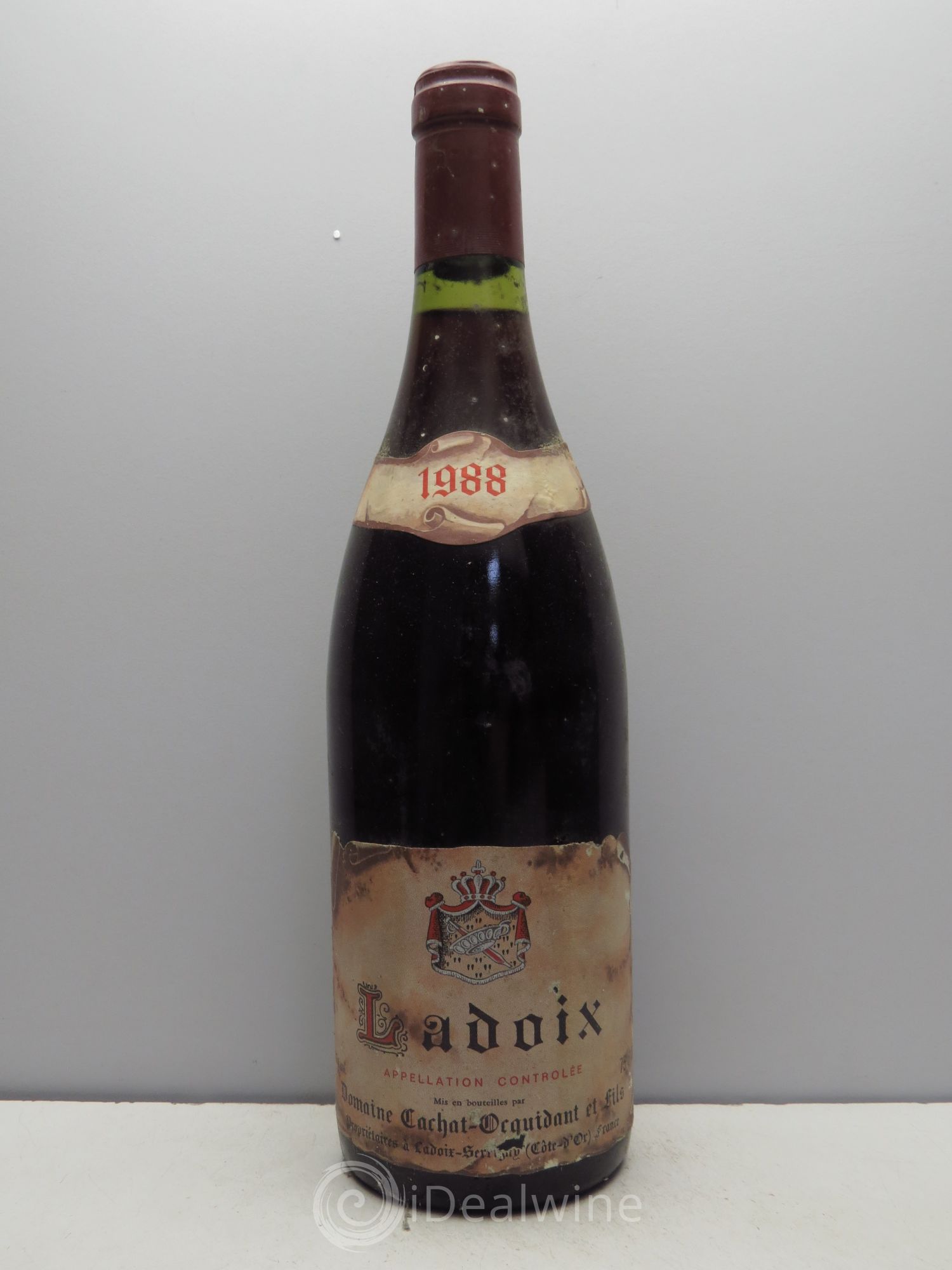 Ladoix 1er Cru Cachat-Orquidant 1988 - Lot de 6 bouteilles - 0
