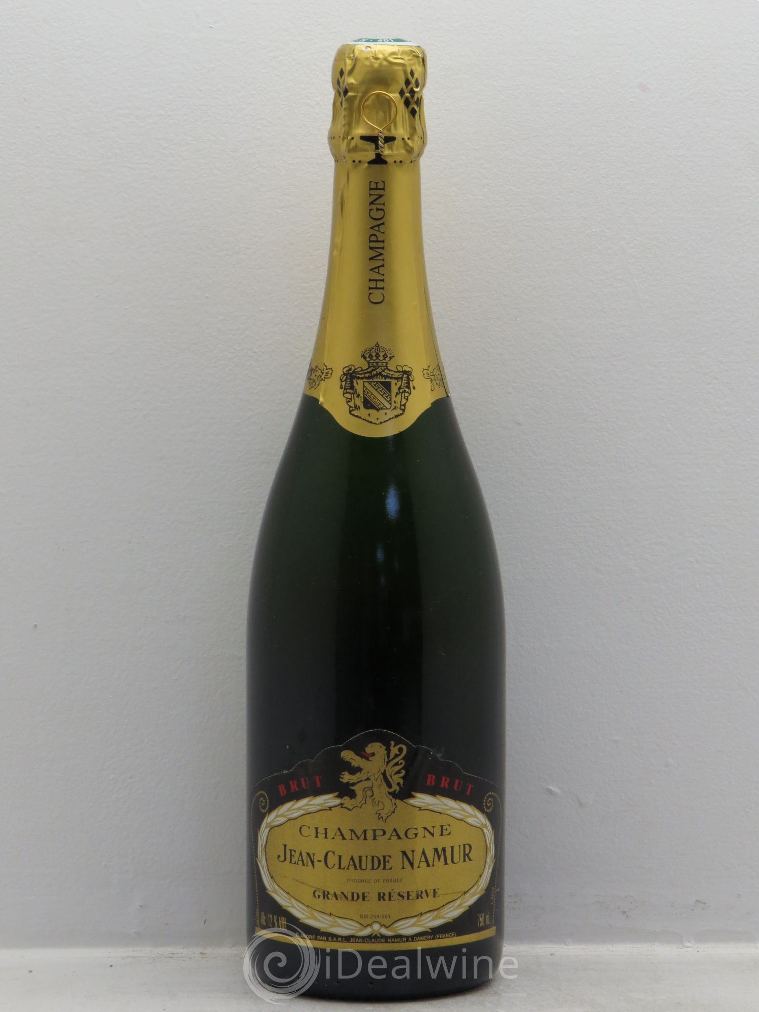 Champagne Grande Réserve -Jean-Claude Namur - Posten von 1 Flasche - 0