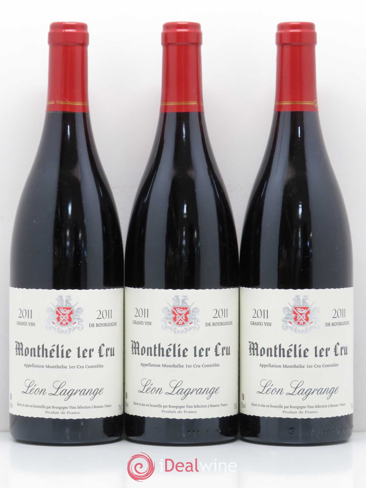 Monthélie 1er Cru Leon Lagrange 2011 - Lot de 6 bouteilles - 2