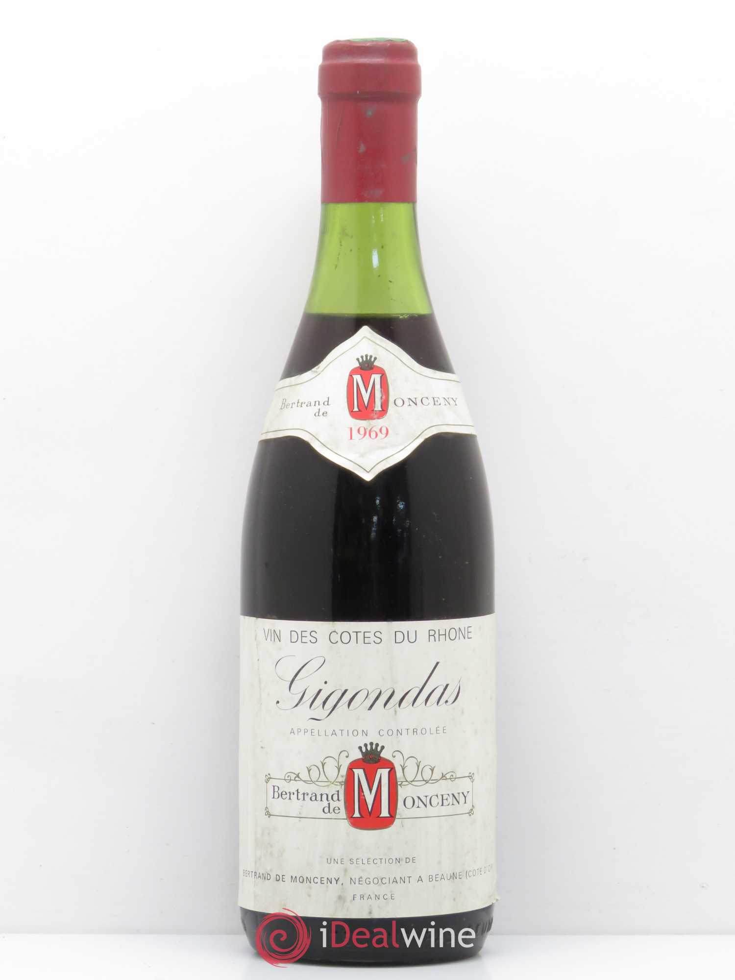 Gigondas Bertrand De Monceny 1969 - Posten von 1 Flasche - 0
