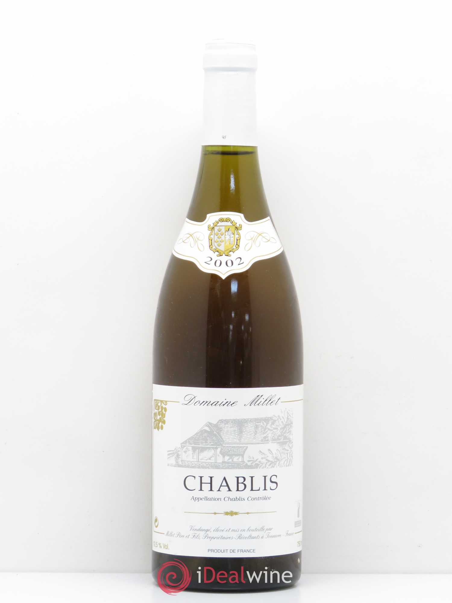 Chablis Millet Père et Fils 2002 - Posten von 1 Flasche - 0