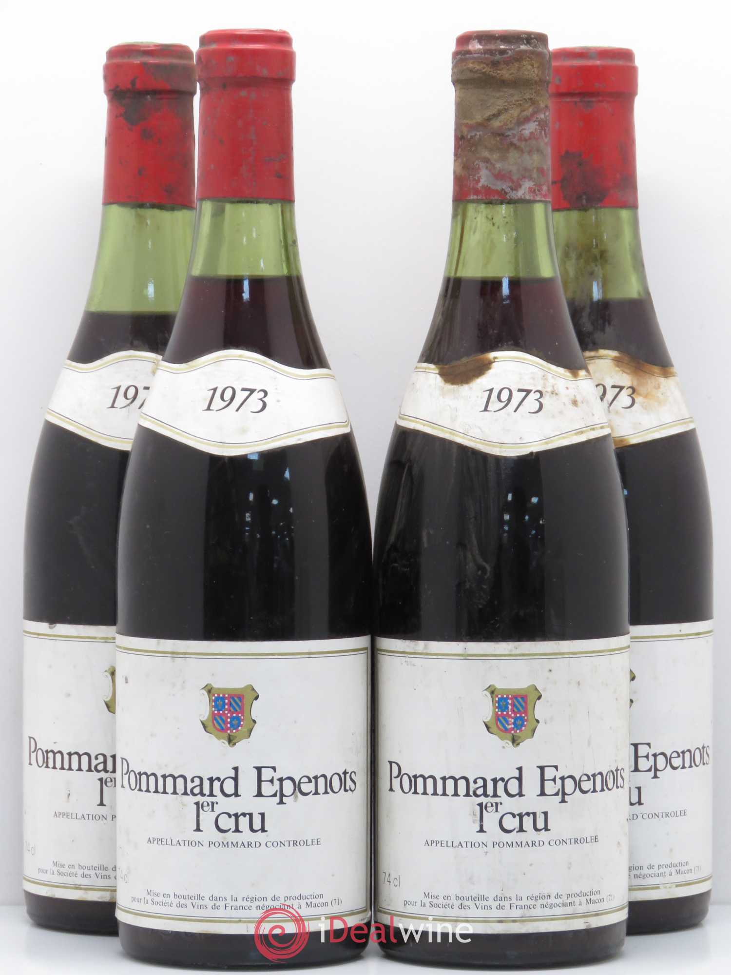 Pommard 1er Cru Les Epenots (sans prix de réserve) 1973 - Posten von 4 Flaschen - 0