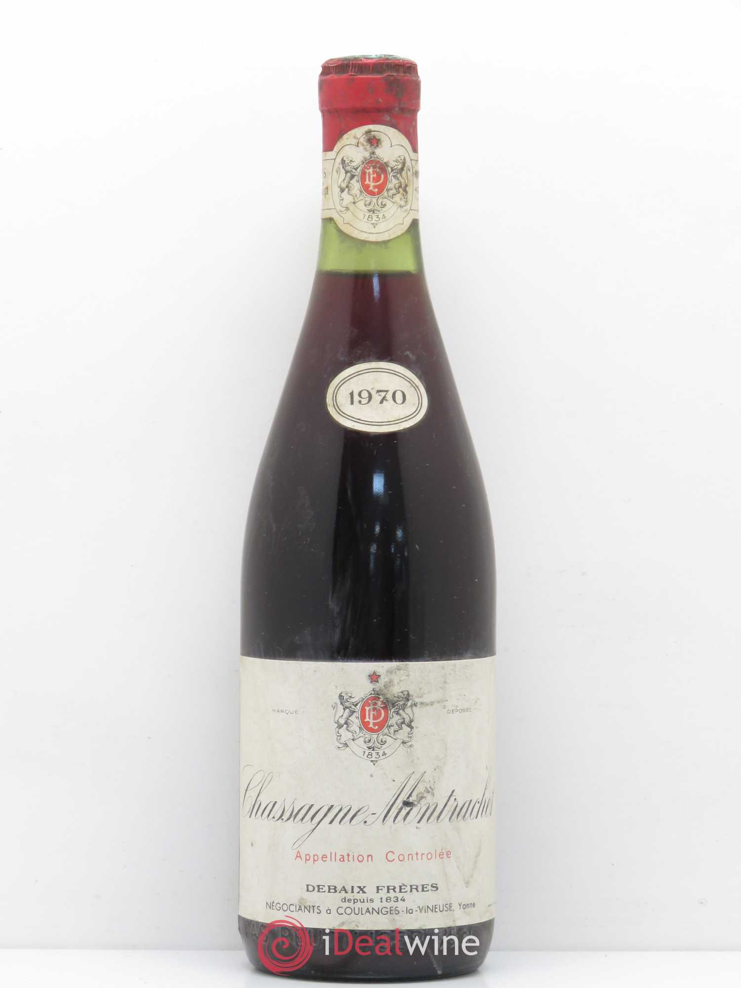 Chassagne-Montrachet Debaix Frères 1970 - Lot de 1 bouteille - 0