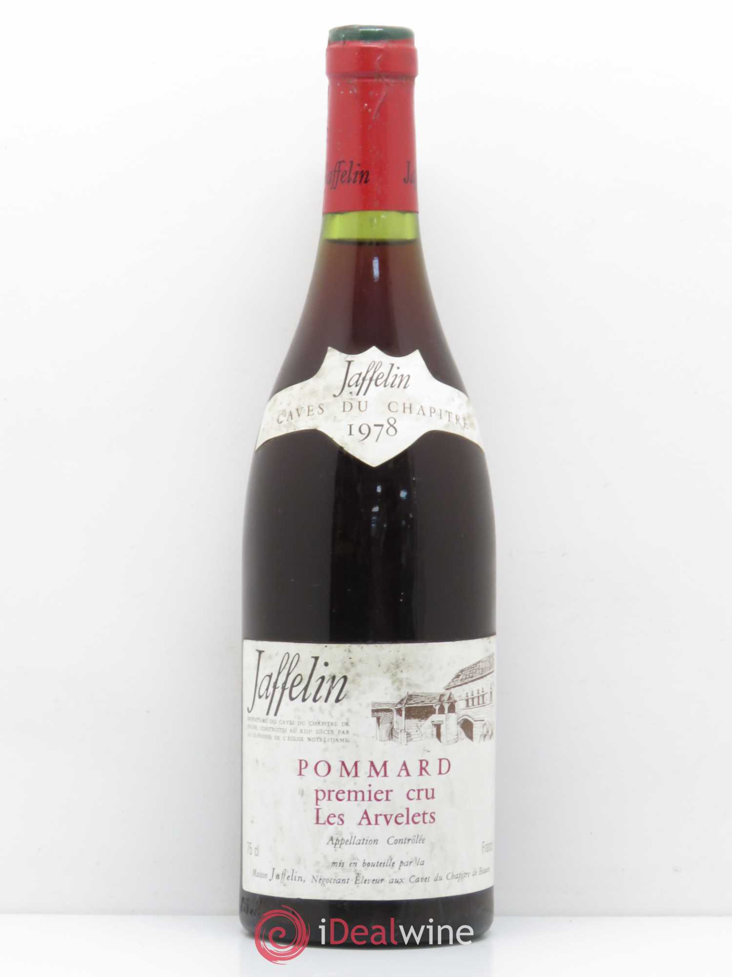 Pommard 1er Cru Les Arvelets Jaffelin 1978 - Posten von 1 Flasche - 0