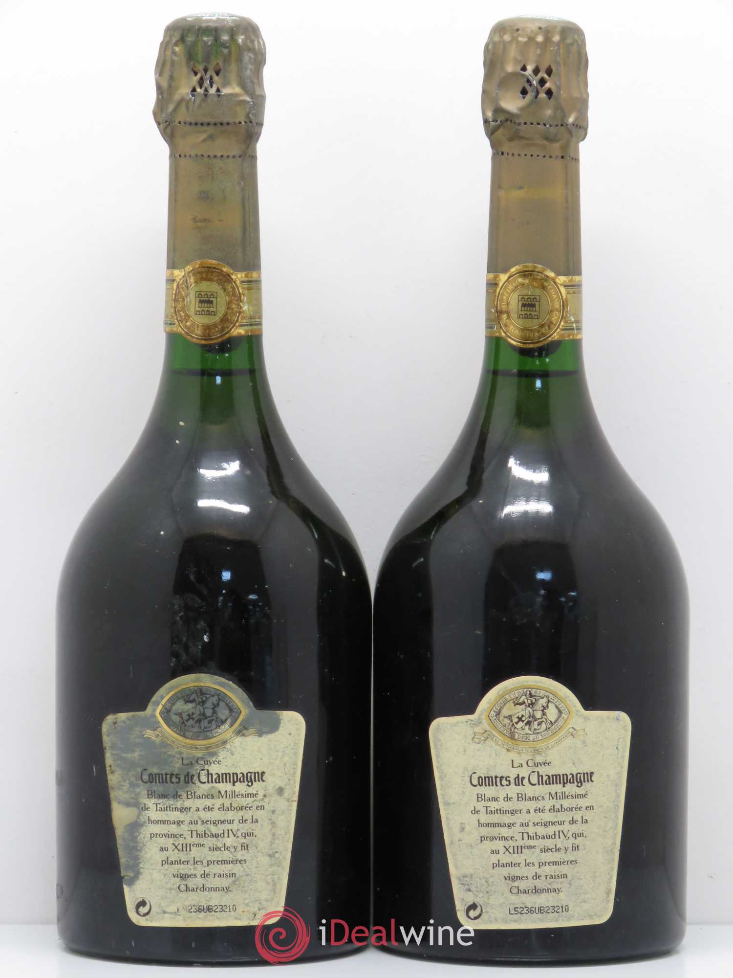 Comtes de Champagne Taittinger 1988 - Lot de 2 bouteilles - 1