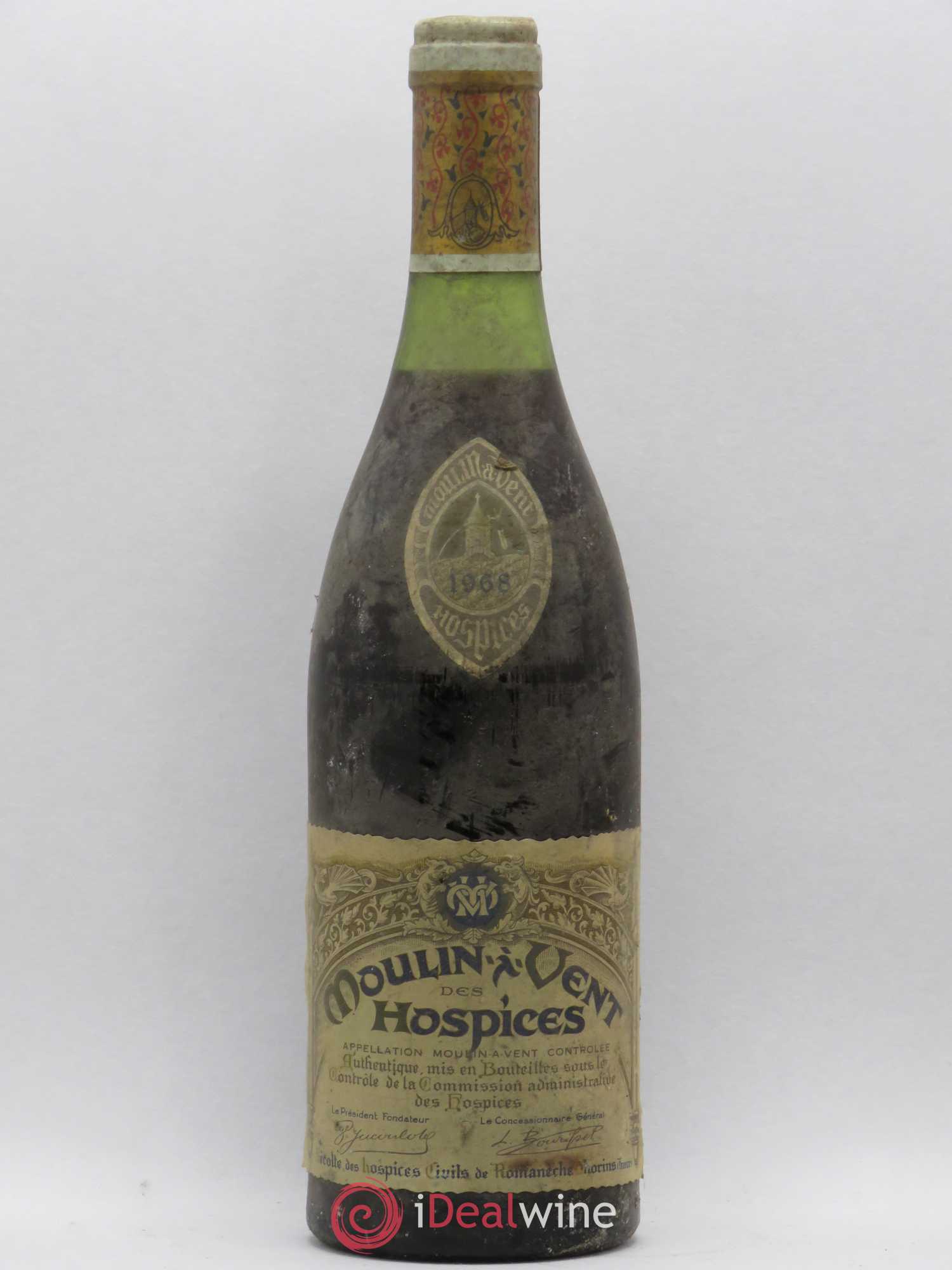 Moulin-à-Vent des Hospices Collin-Bourisset 1968 - Posten von 1 Flasche - 0