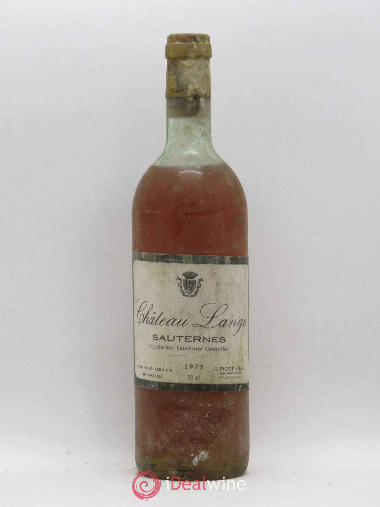 Sauternes Château Lange 1975 - Lot de 1 bouteille - 0