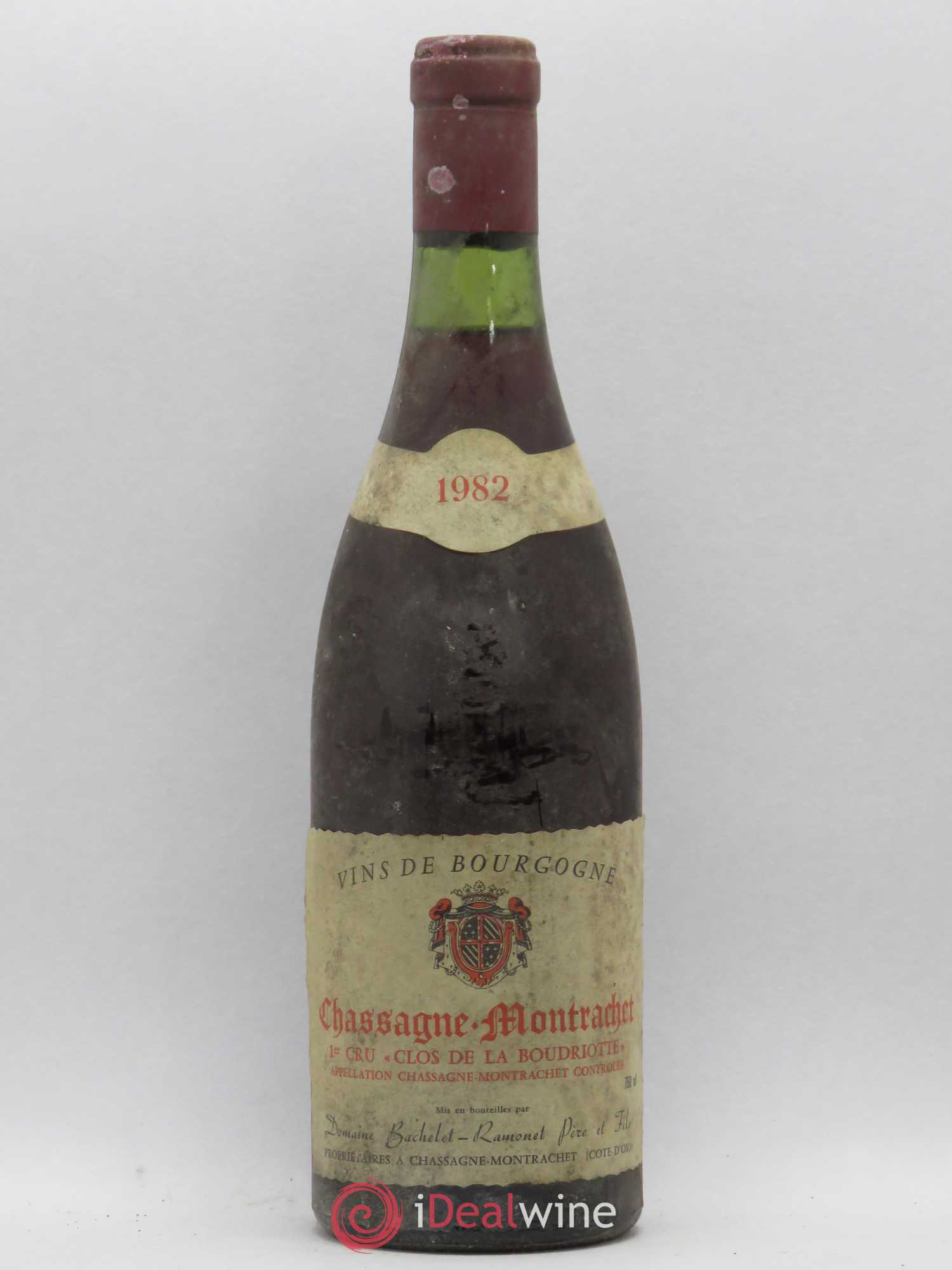 Chassagne-Montrachet 1er Cru Clos de la Boudriotte Bachelet-Ramonet 1982 - Lot de 1 bouteille - 0
