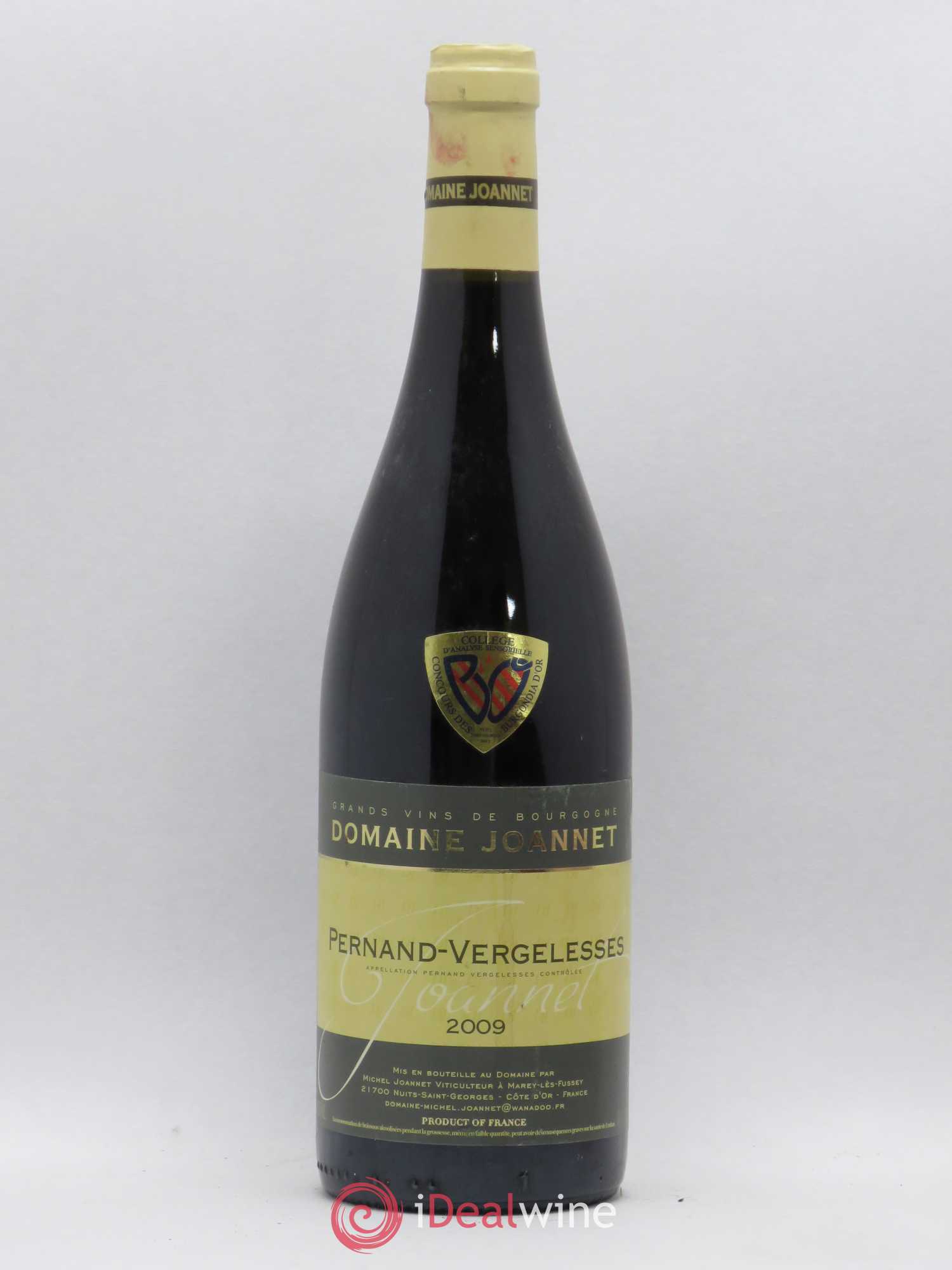 Pernand-Vergelesses Joannet 2009 - Lot de 1 bouteille - 0