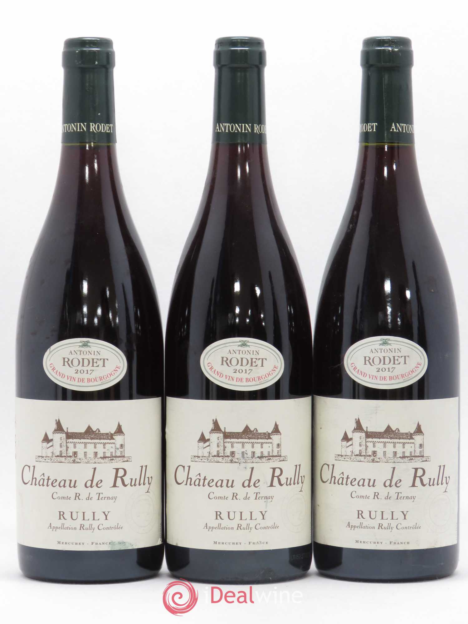 Rully Château de Rully (sans prix de réserve) 2017 - Lot de 6 bouteilles - 2