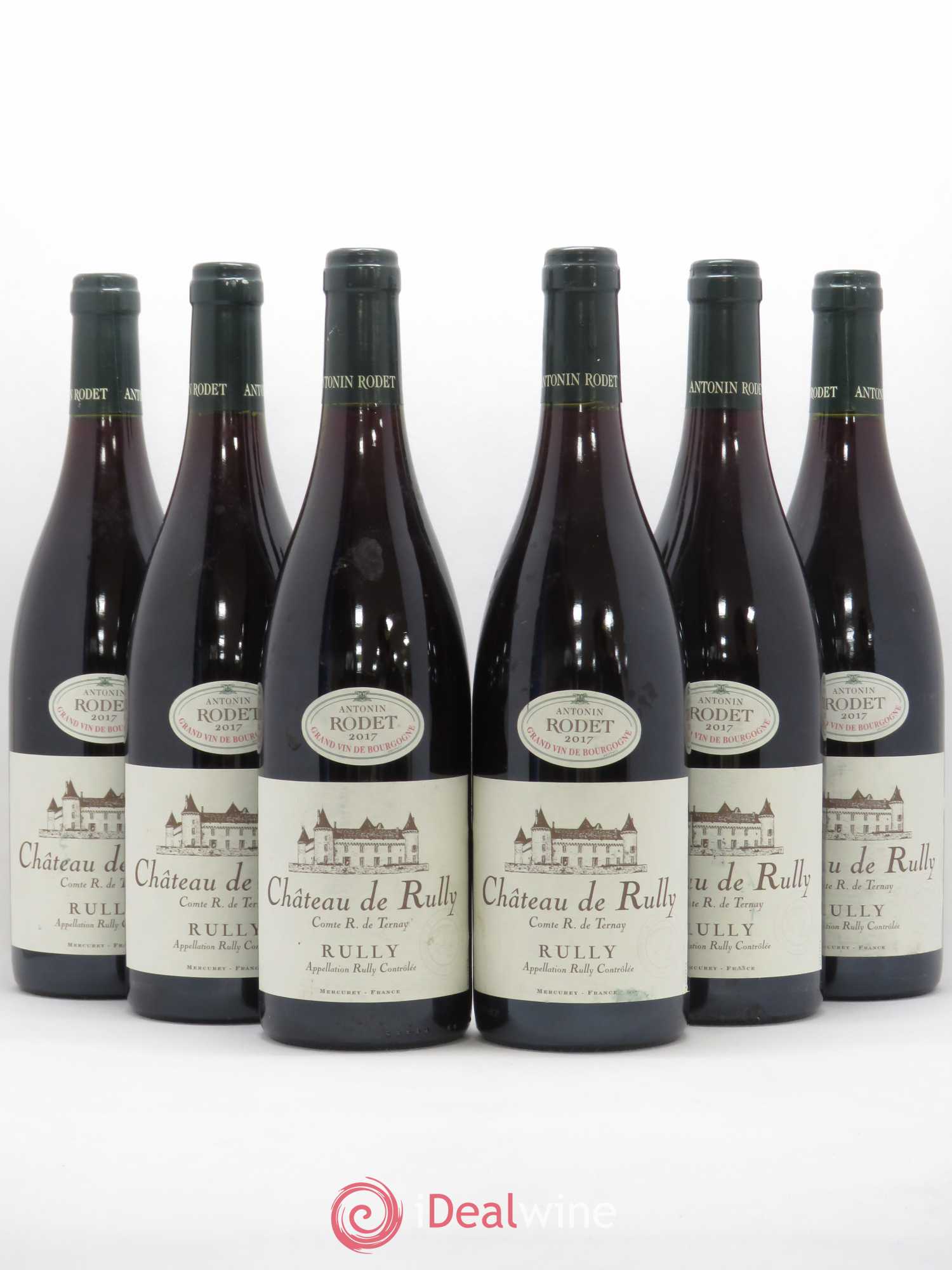 Rully Château de Rully (sans prix de réserve) 2017 - Lot de 6 bouteilles - 0