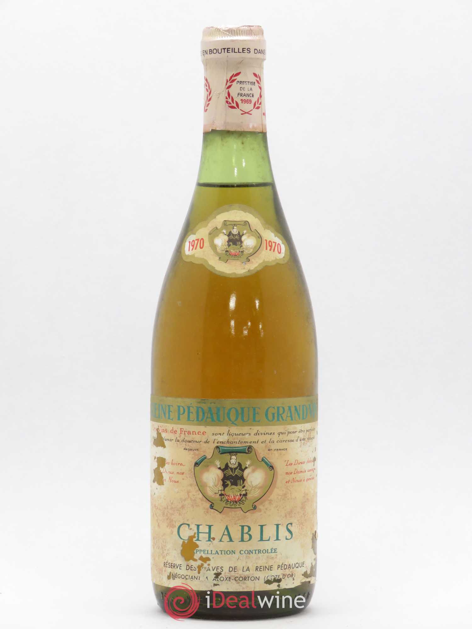 Chablis Reine Pédauque 1970 - Lot de 1 bouteille - 0