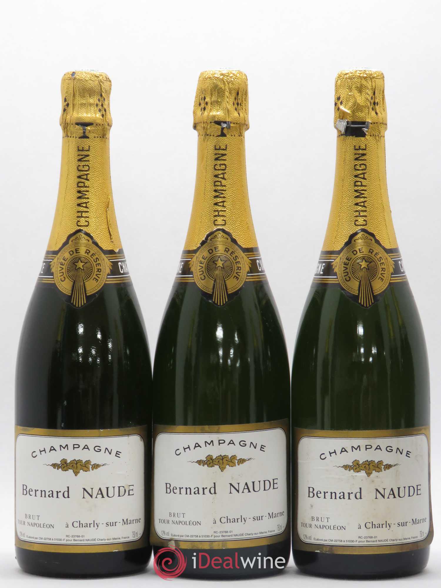Champagne Bernard Naudé La Tour Napoleon - Lot de 6 bouteilles - 2