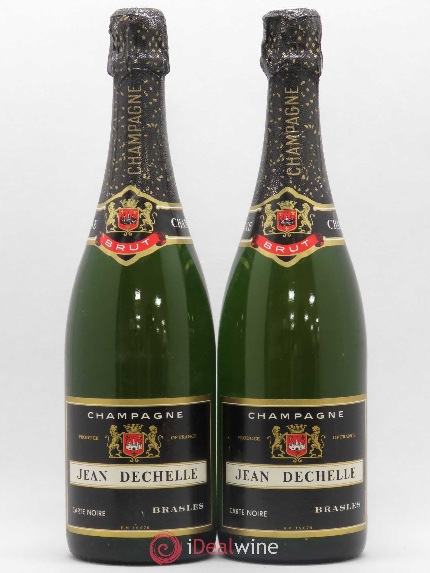 Champagne Jean Dechelle Carte Noire - Posten von 2 Flaschen - 0