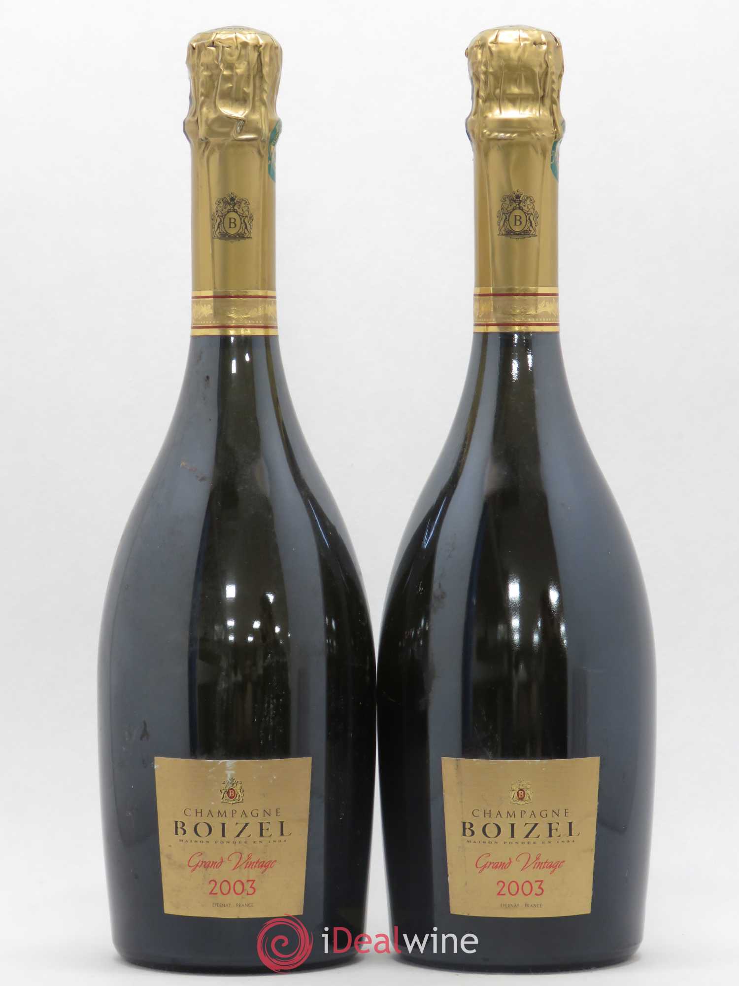 Champagne Boizel Grand Vintage 2003 - Posten von 2 Flaschen - 0