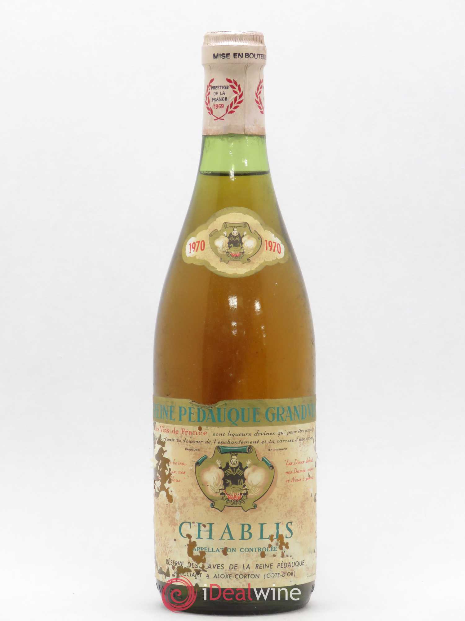 Chablis Reine Pédauque 1970 - Lot de 1 bouteille - 0