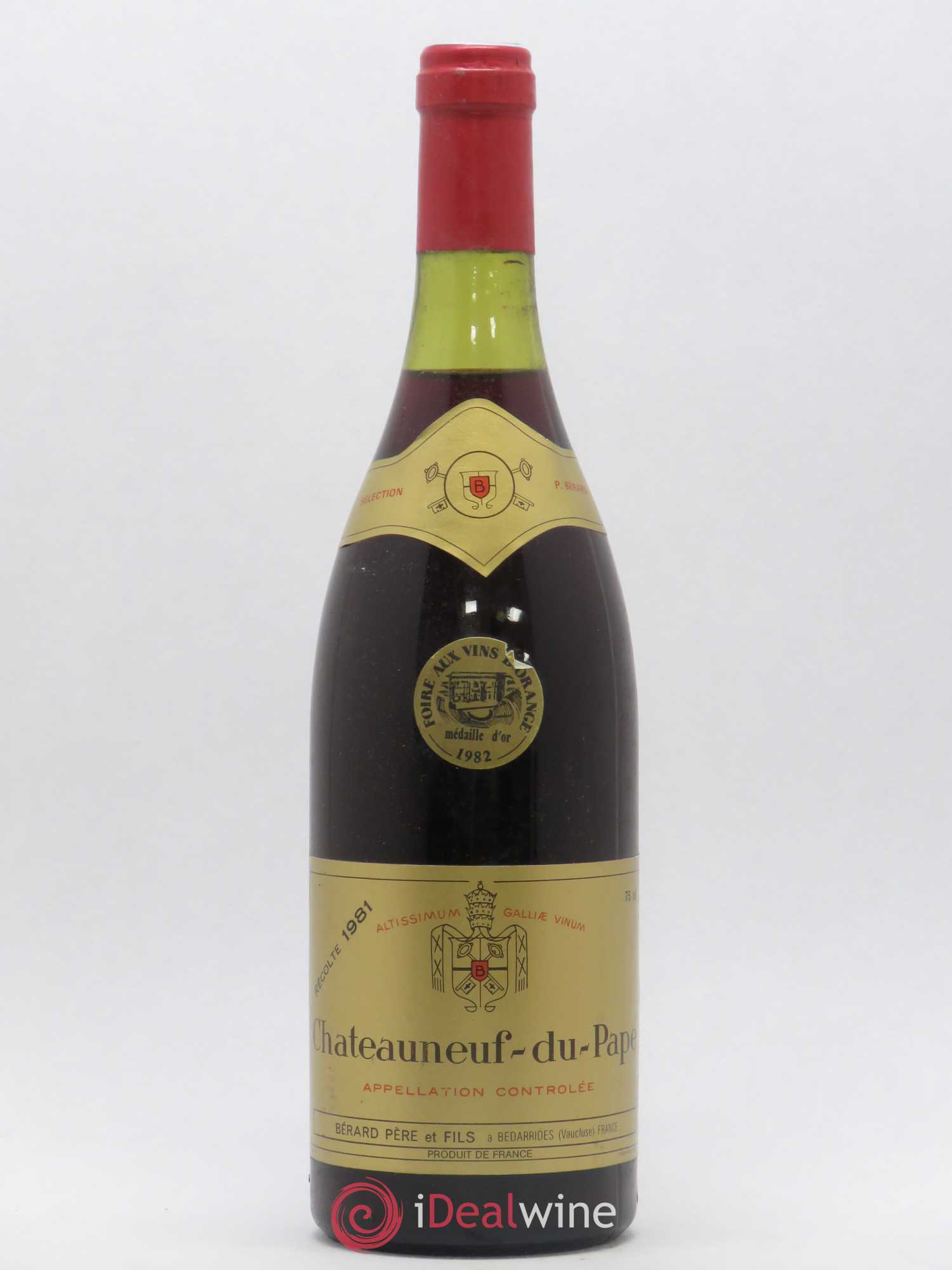 Châteauneuf-du-Pape Berard Pere et Fils 1981 - Posten von 1 Flasche - 0