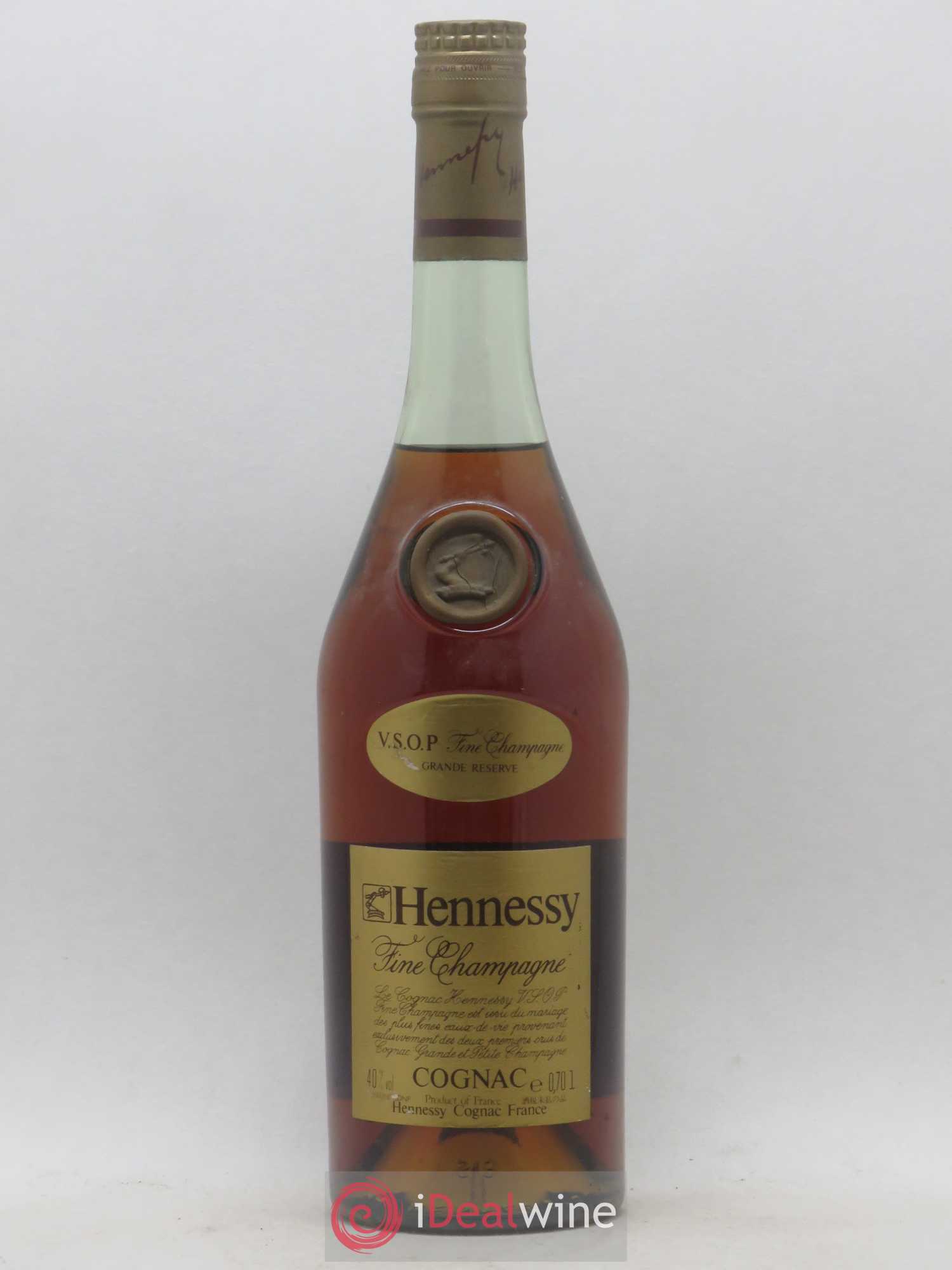 Cognac Fine Champagne Henessy VSOP Grande Réserve - Lotto di 1 bottiglia - 0